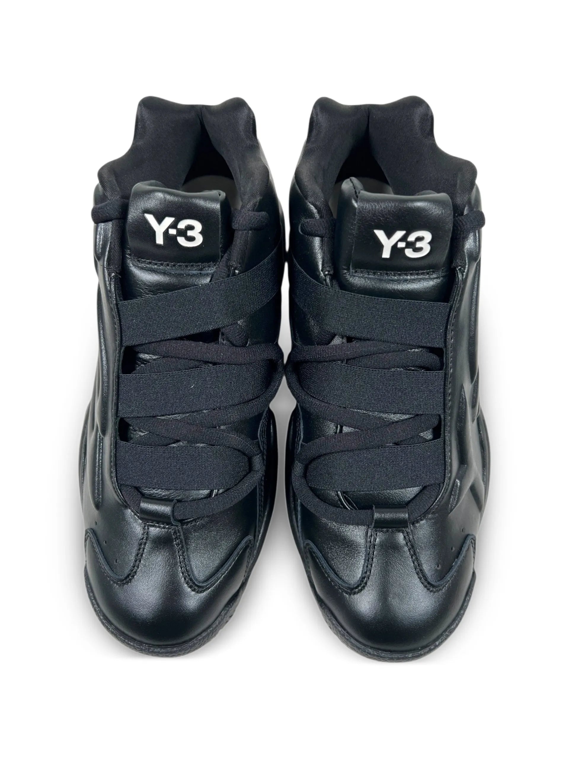 Y-3 Megaball Leather Sneakers