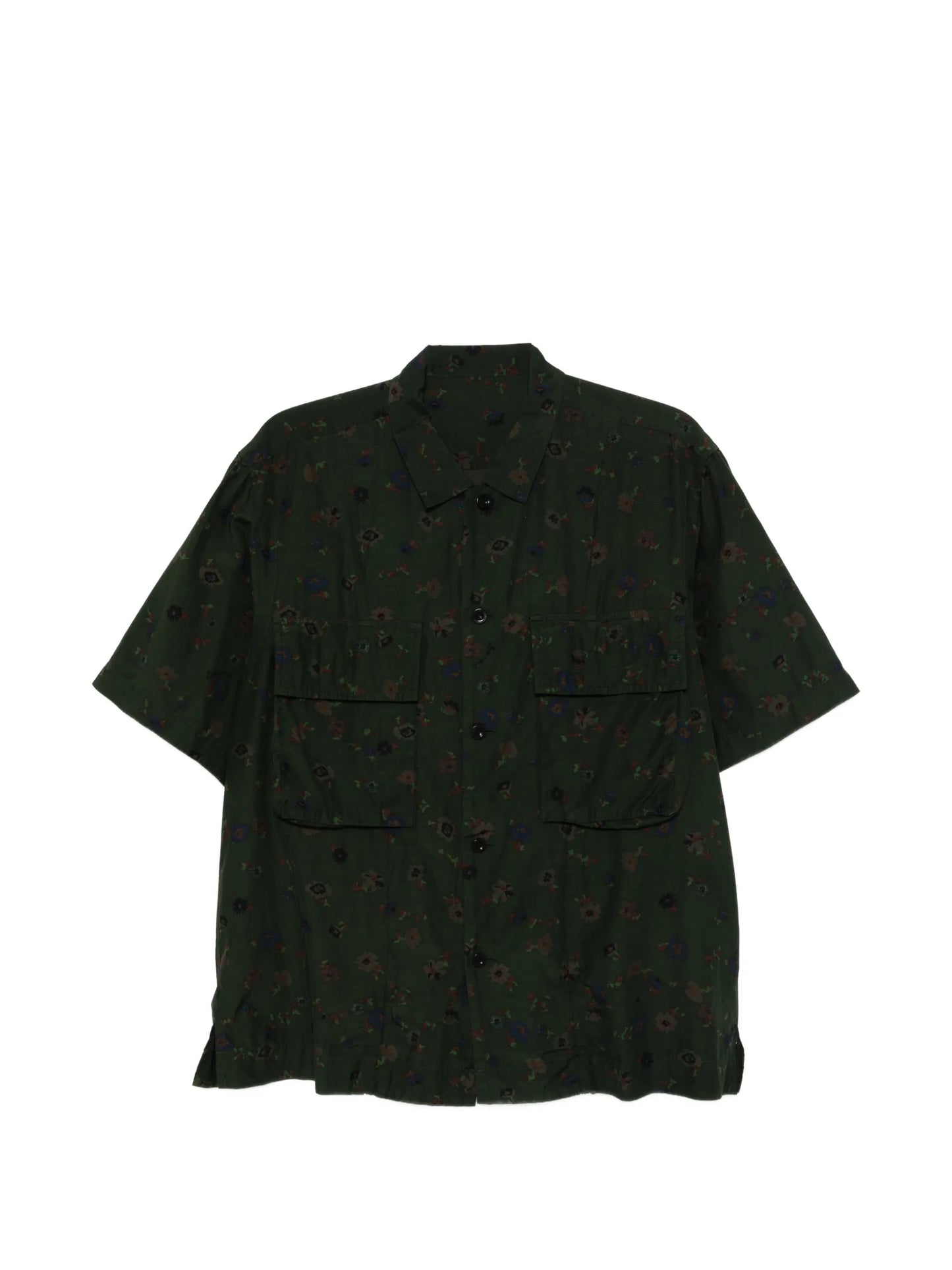 Sacai Floral-print Shirt 2603977M Vue 1