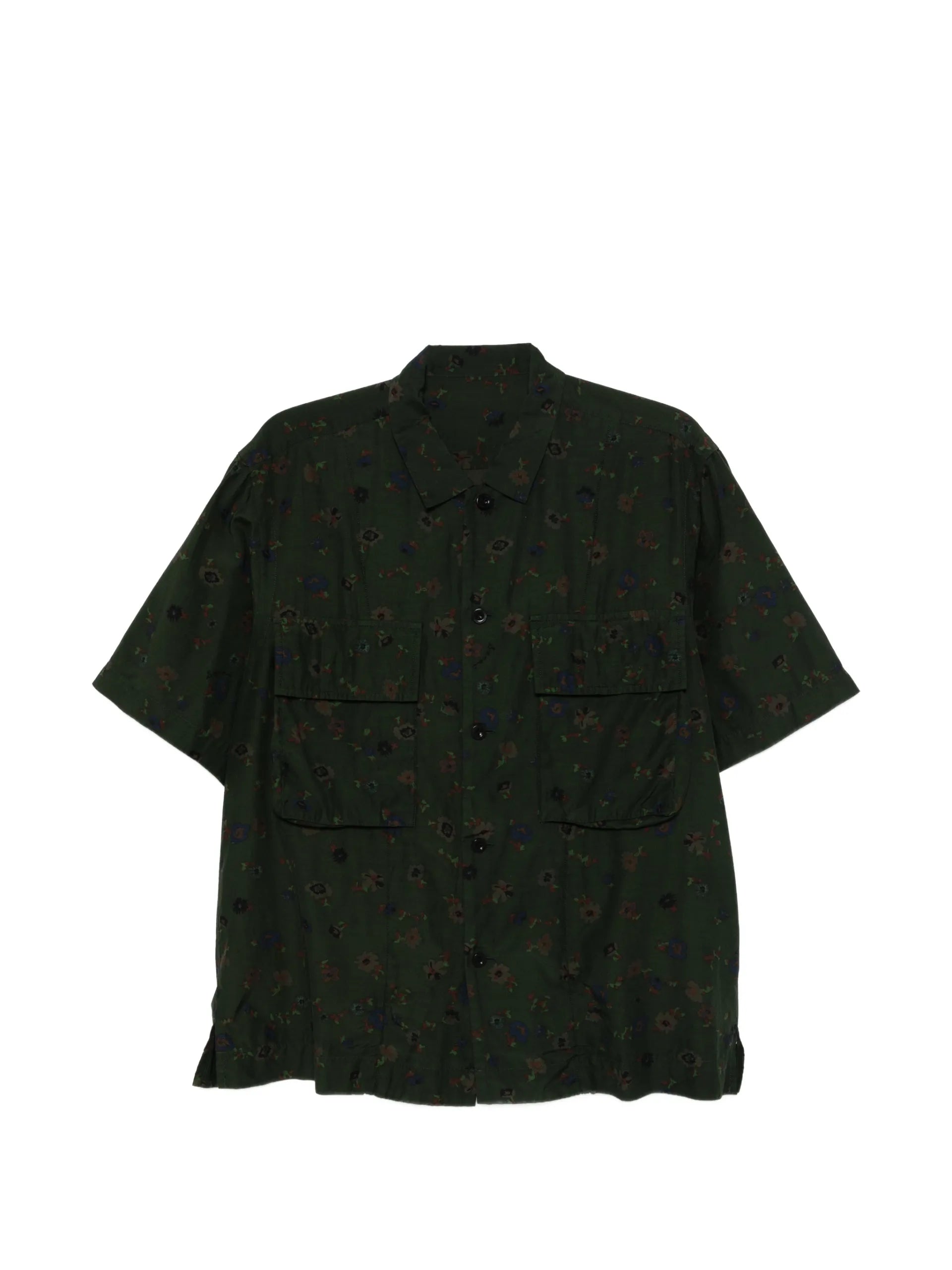 Sacai Floral-print Shirt 2603977M Vue 1