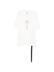 Rick Owens DRKSHDW Star-graphic Ribbon T-shirt DU01F4274RIGEP3 Vue 1