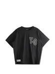 Y-3 Embroidered Cotton T-shirt KQ9307 Vue 1