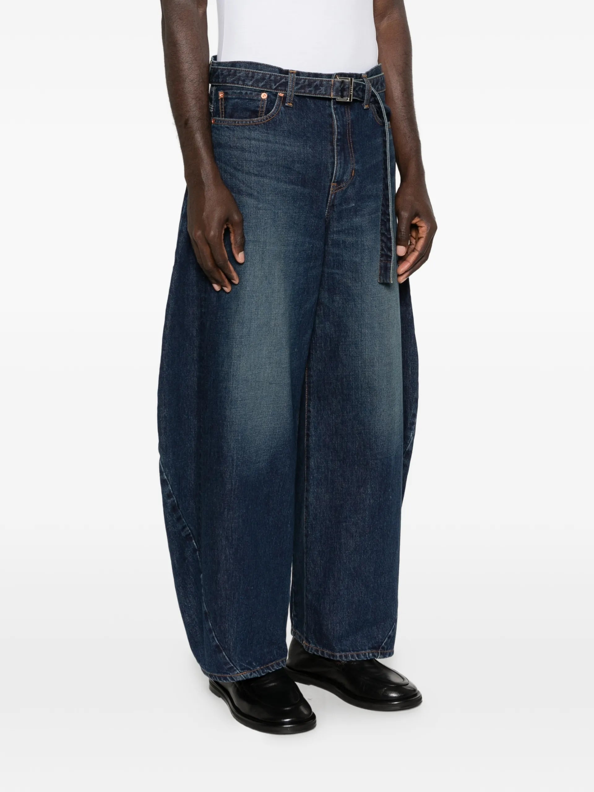 Sacai Belted Jeans 2603930M Vue 3