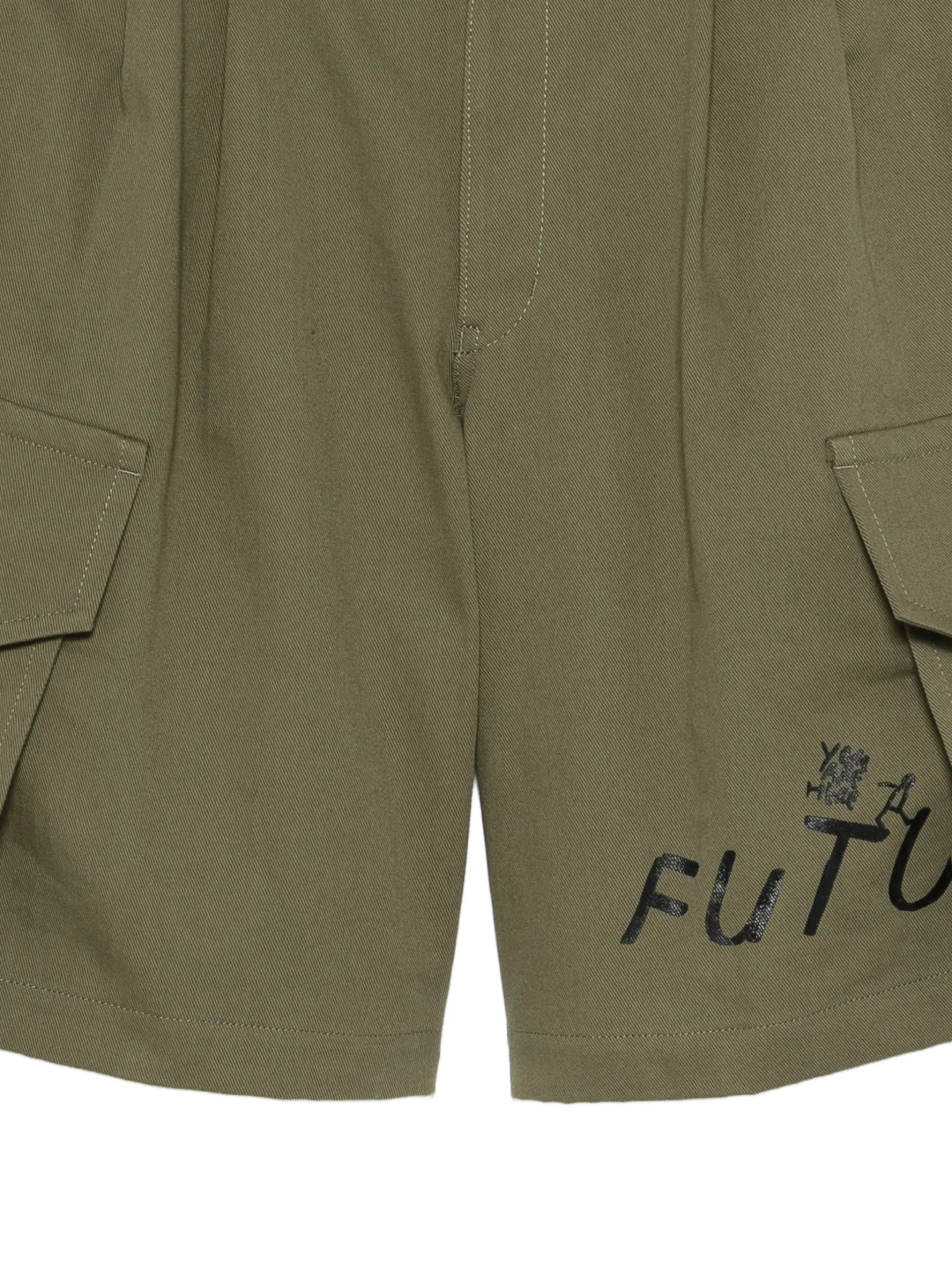 Comme Des Garçons Shirt Cargo Printed Shorts FQP504 Vue 3