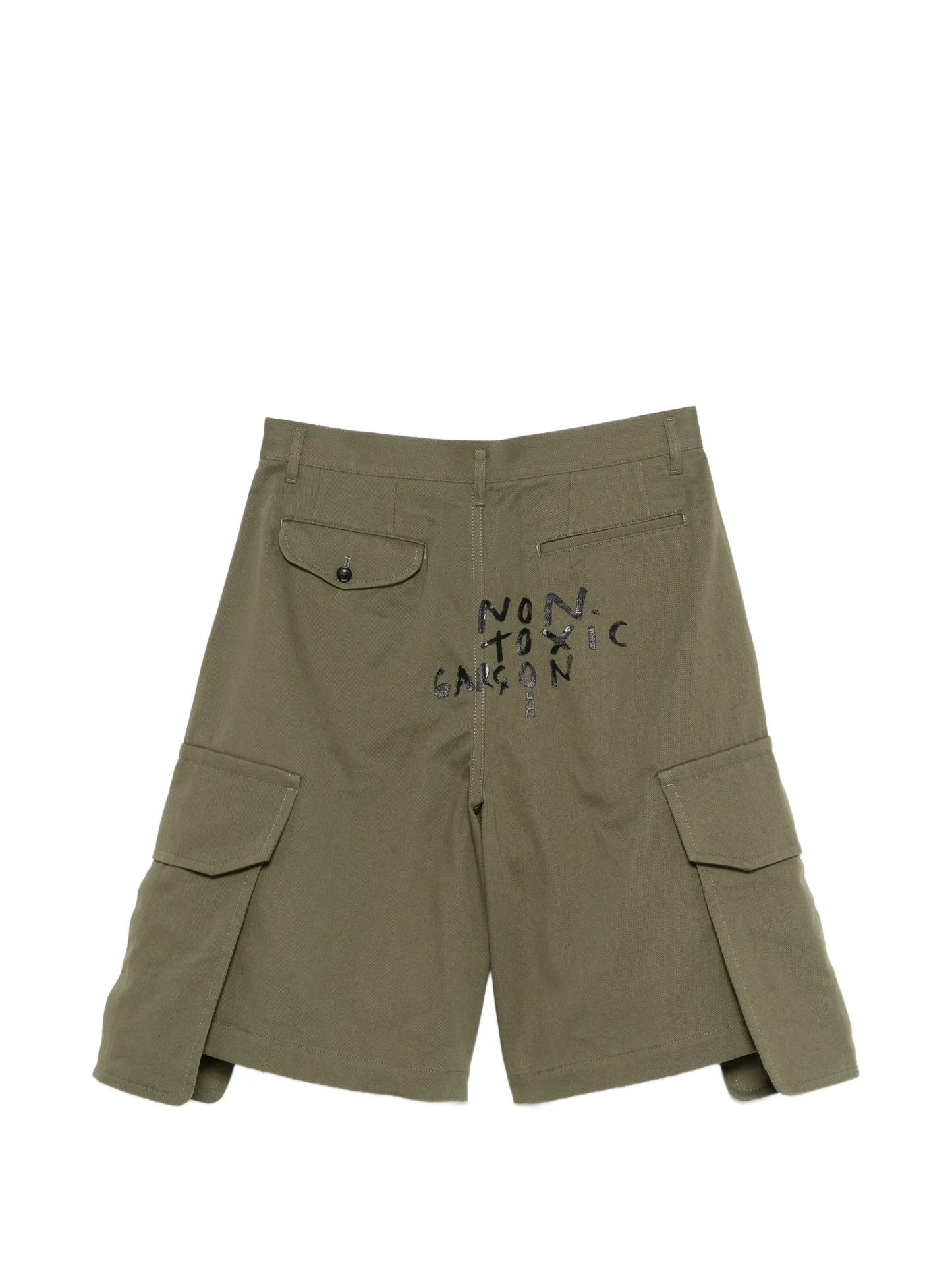 Comme Des Garçons Shirt Cargo Printed Shorts FQP504 Vue 2
