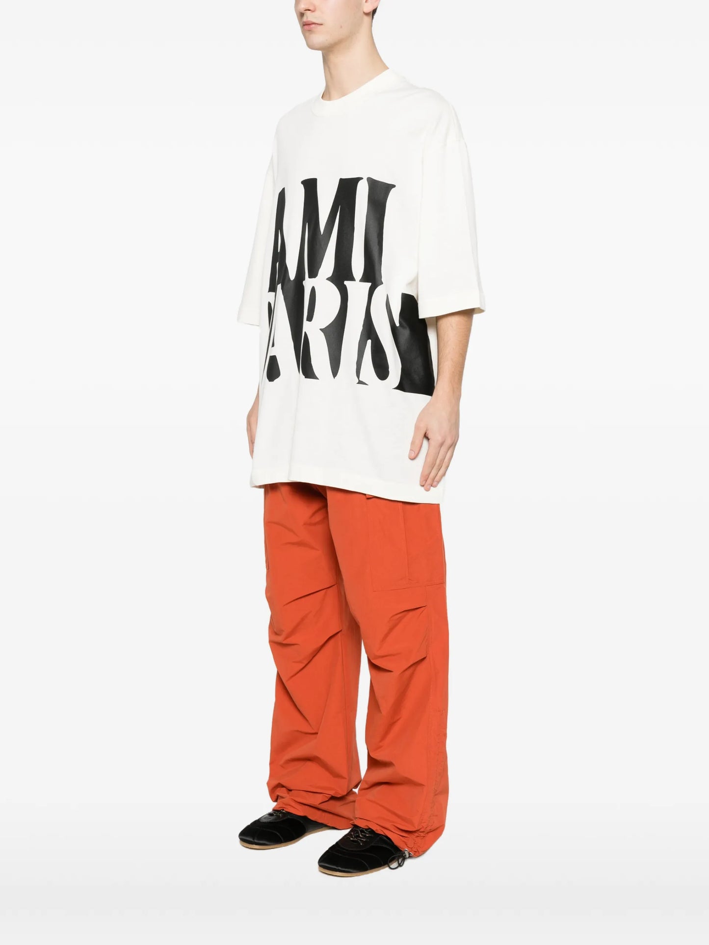 AMI Paris Logo T-shirt UTS381726 Vue 3