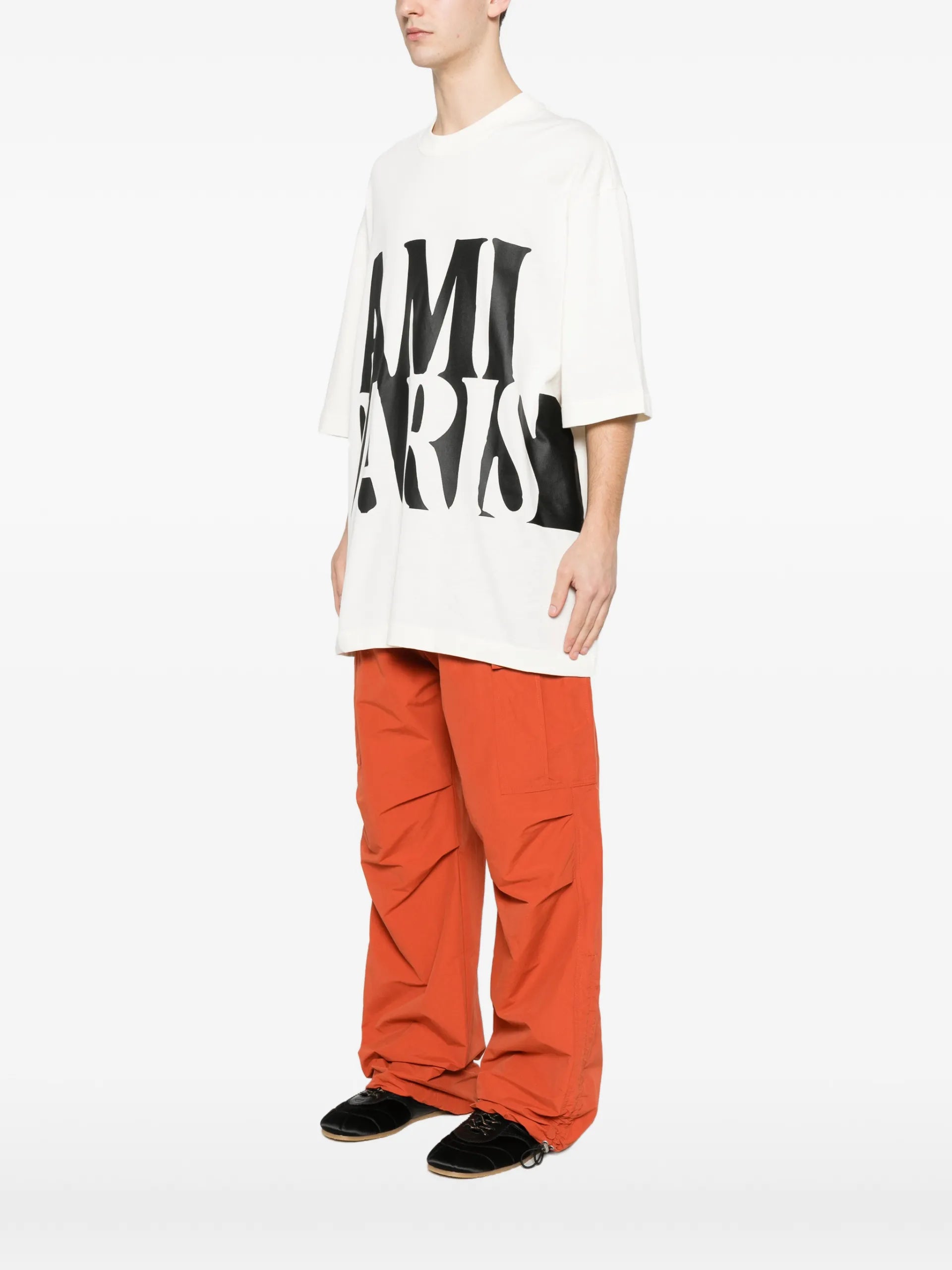 AMI Paris Logo T-shirt UTS381726 Vue 3