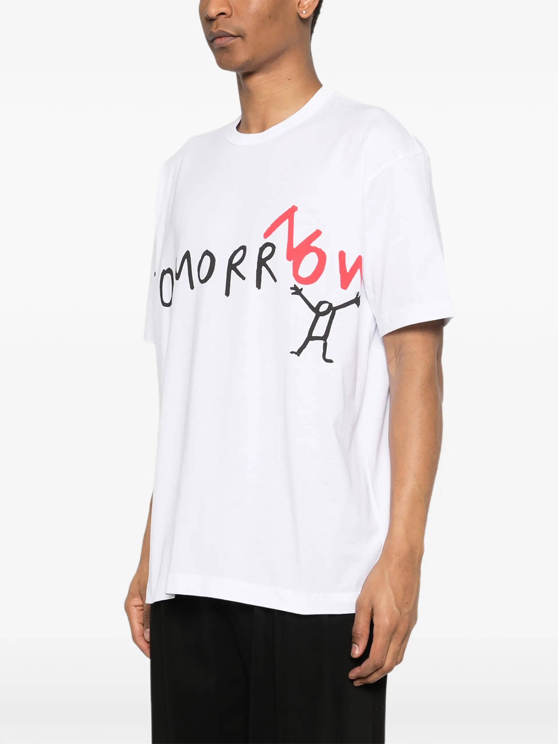 Comme Des Garçons Shirt Graphic-print T-shirt FQT038 Vue 3