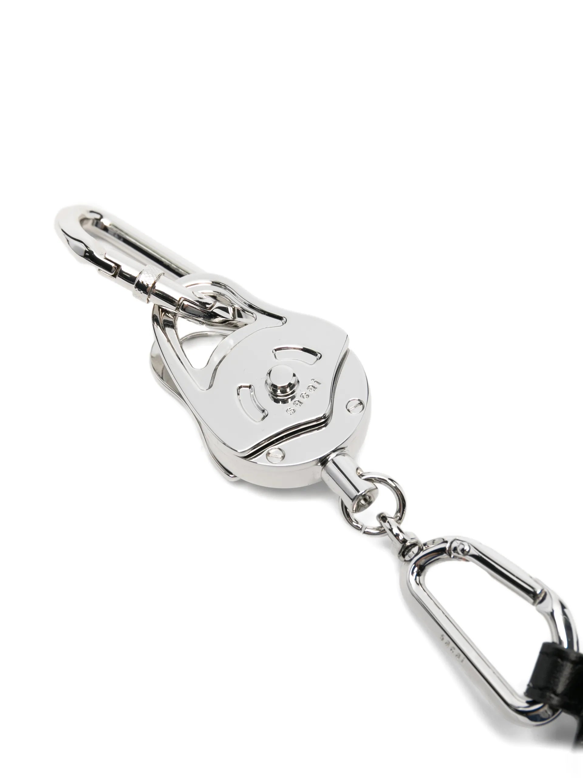 Sacai Zip-top Leather Cardholder - detail - sacai