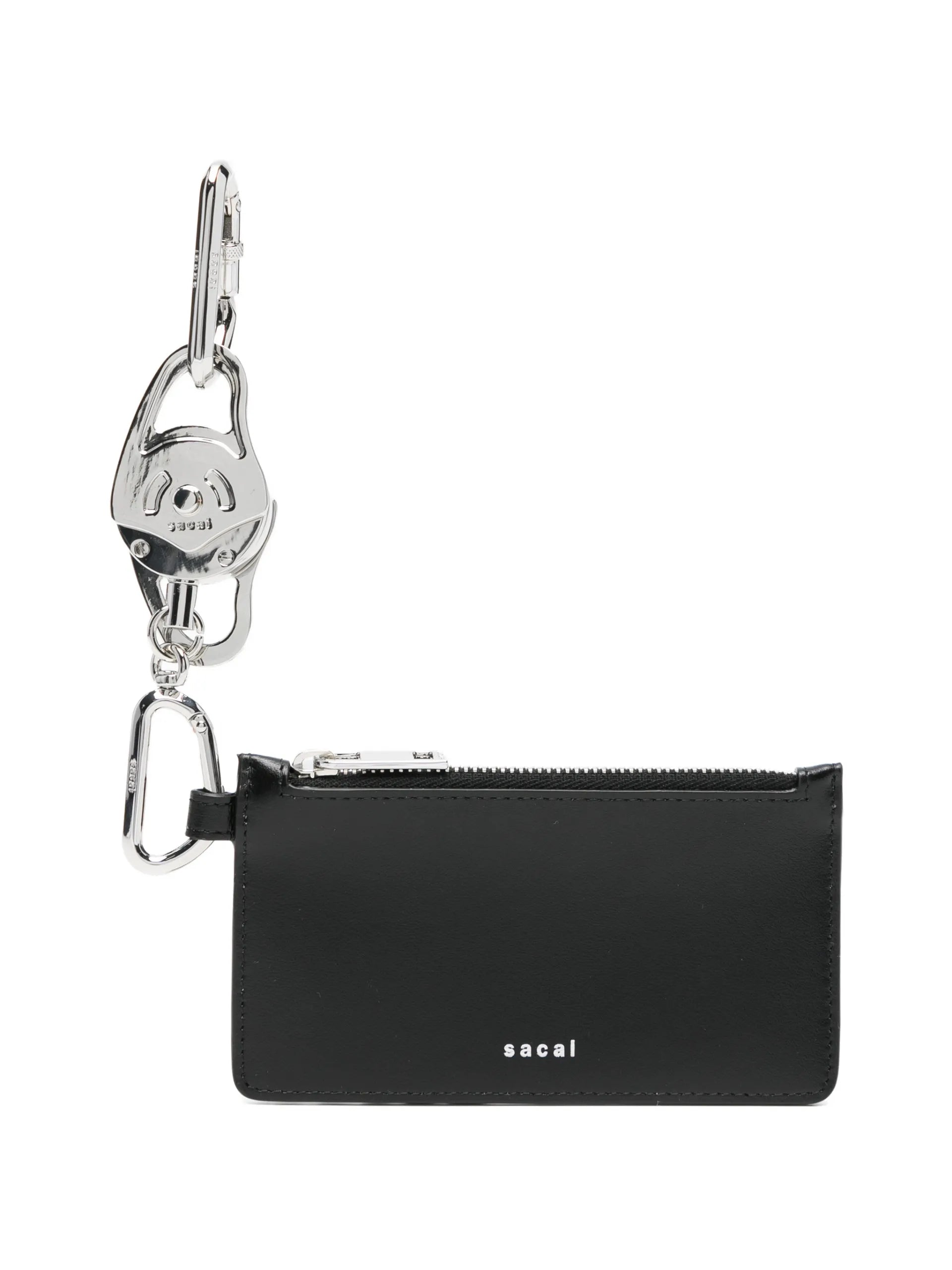 Sacai Zip-top Leather Cardholder - sacai | Le Block Lyon