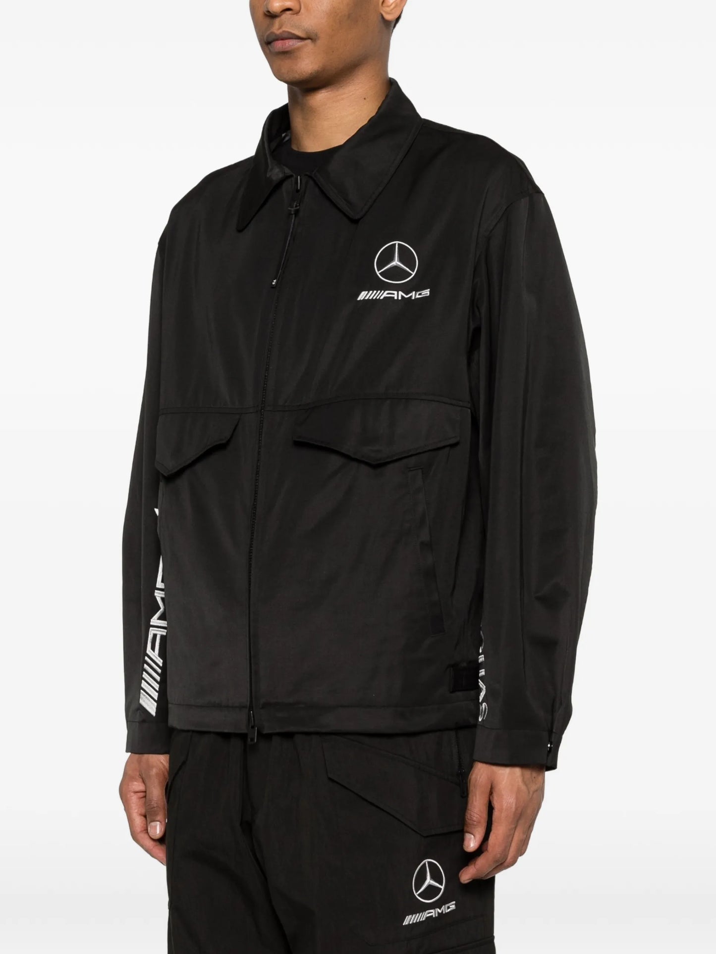 Y-3 X Mercedes-AMG Petronas F1 Logo-detail Jacket KR2375 Vue 3