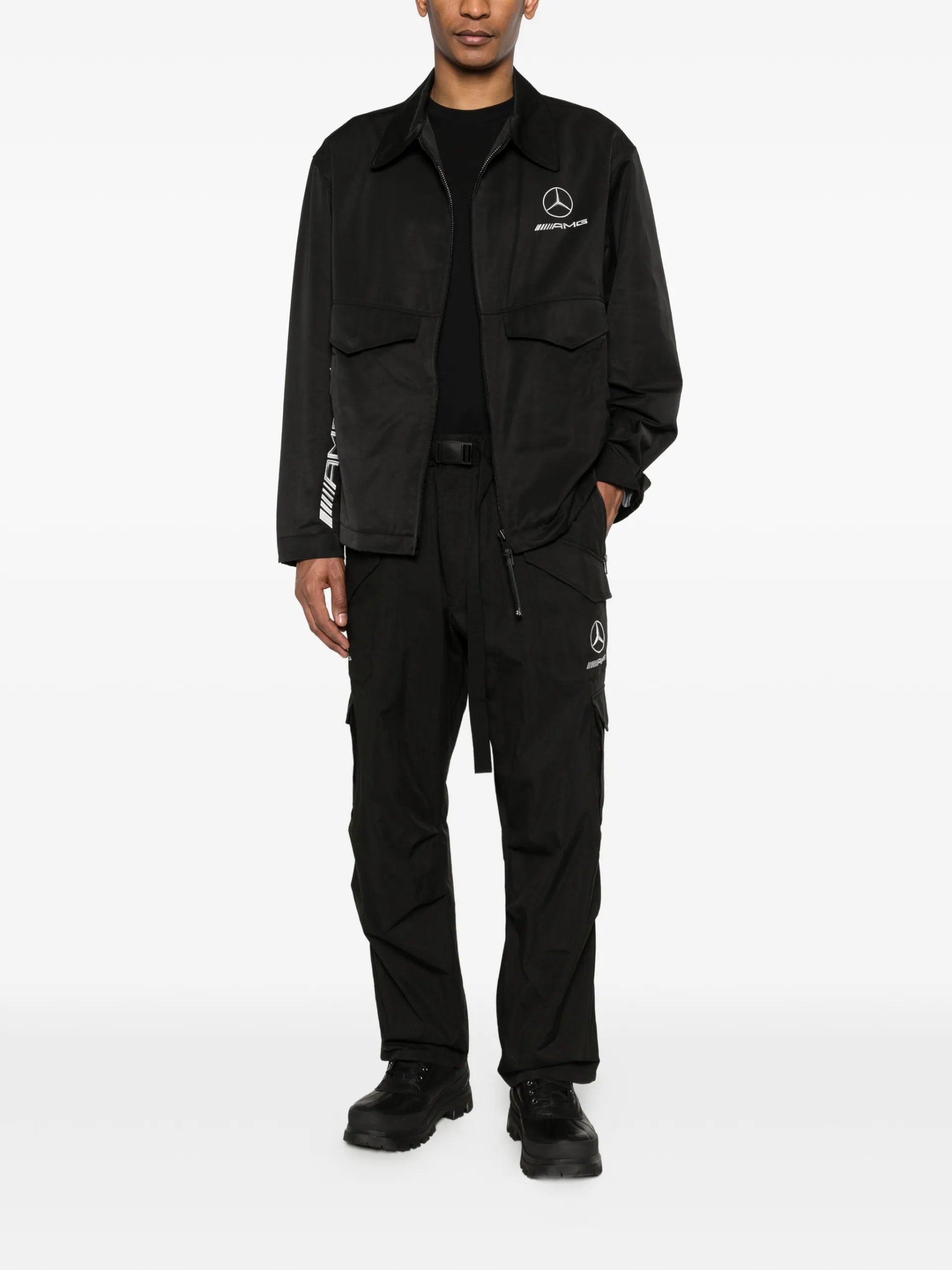 Y-3 X Mercedes-AMG Petronas F1 Logo-detail Jacket