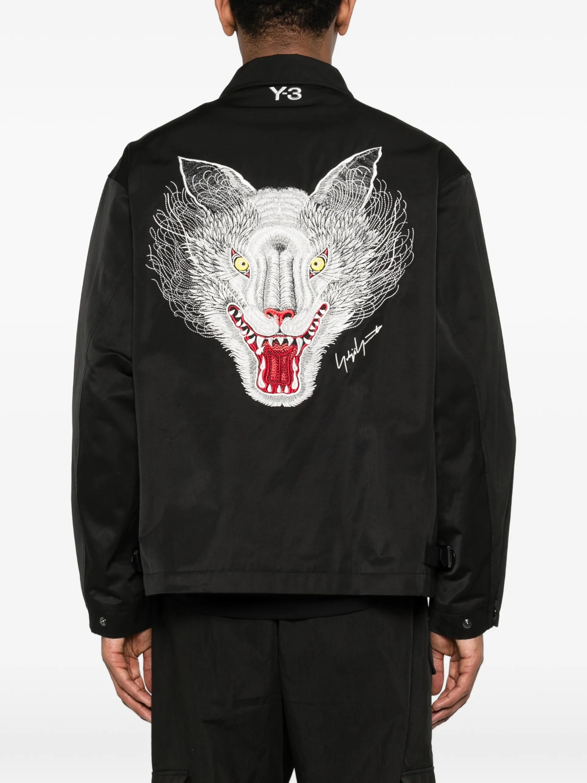 Y-3 X Mercedes-AMG Petronas F1 Logo-detail Jacket KR2375 Vue 4