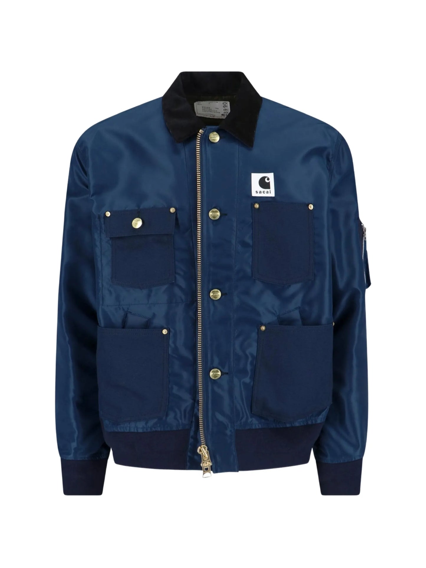 Sacai X Carhart WIP Canvas Pocket Jacket 2603990M Vue 1