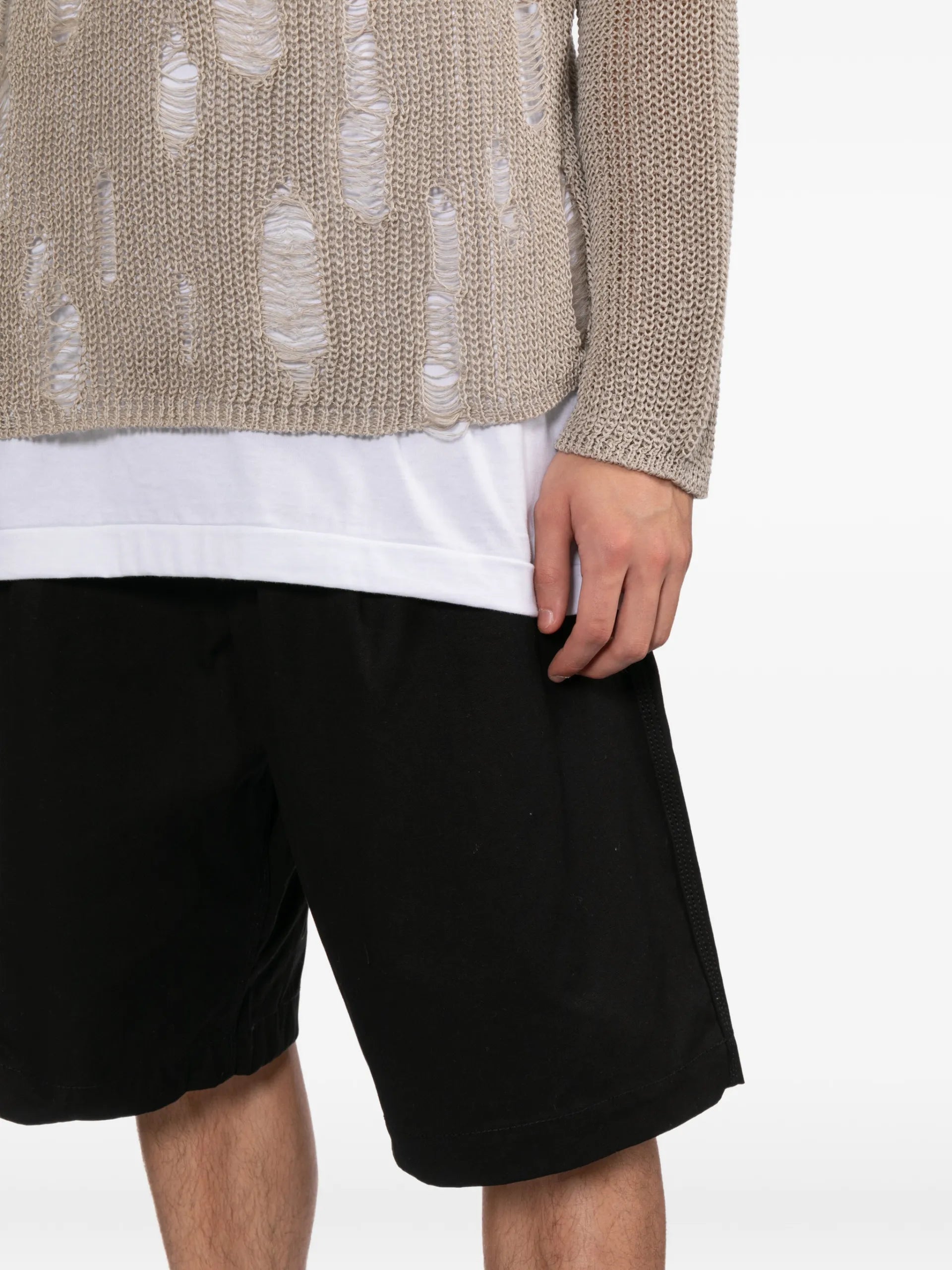 Comme Des Garçons Homme Canvas Shorts - vue 5 - Comme des Garçons Homme