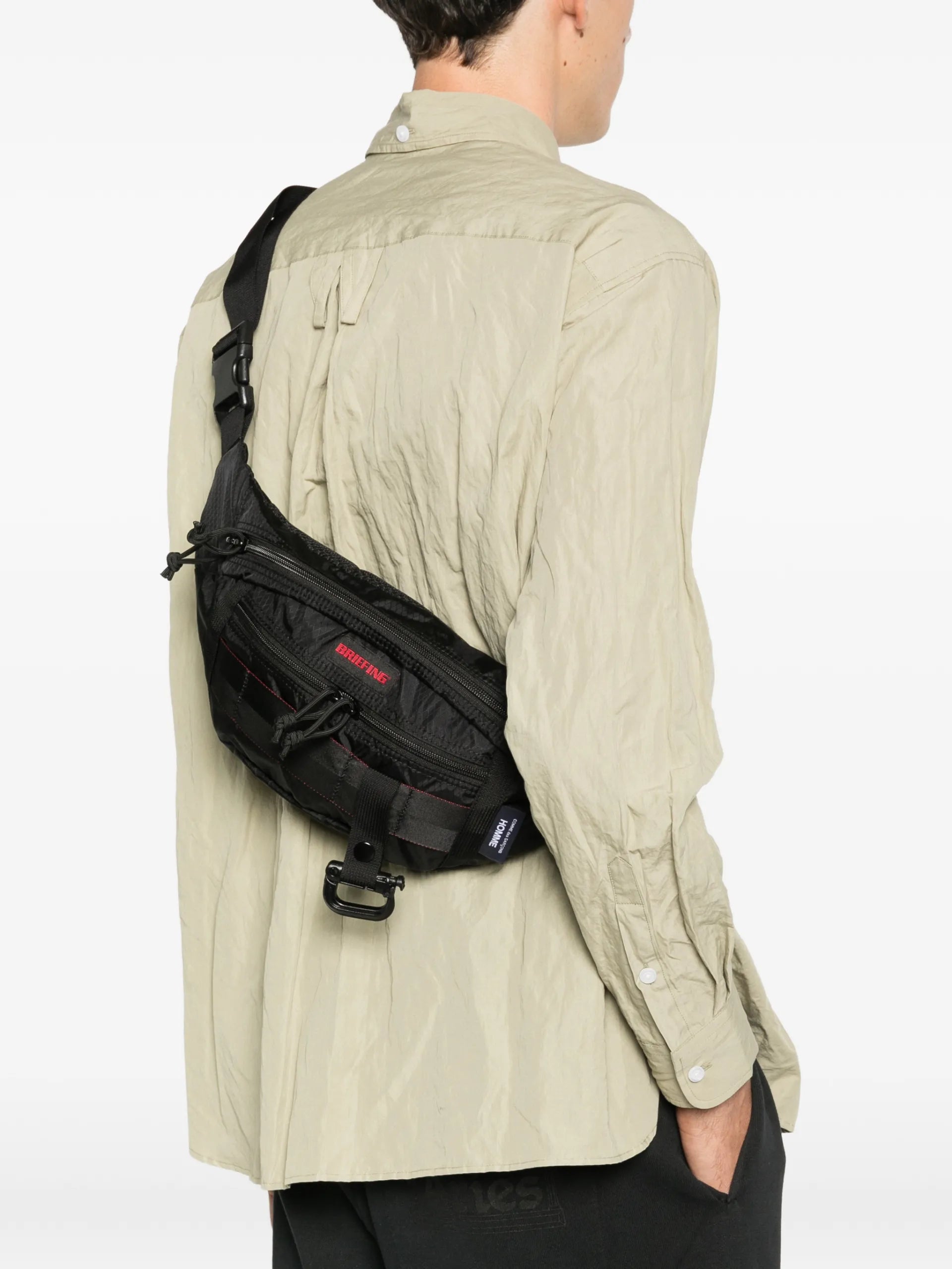 Comme Des Garçons Homme X Briefing Zip-fastening Messenger Bag
