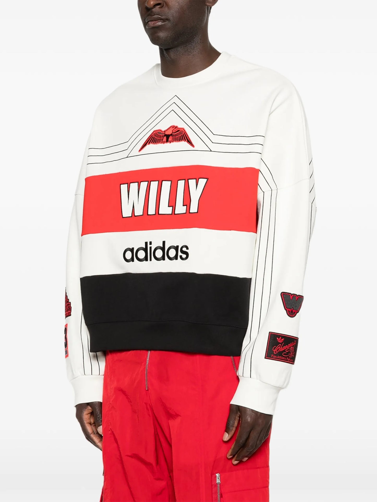 Adidas X Willy Chavarria BBall Sweatshirt KS6444 Vue 3