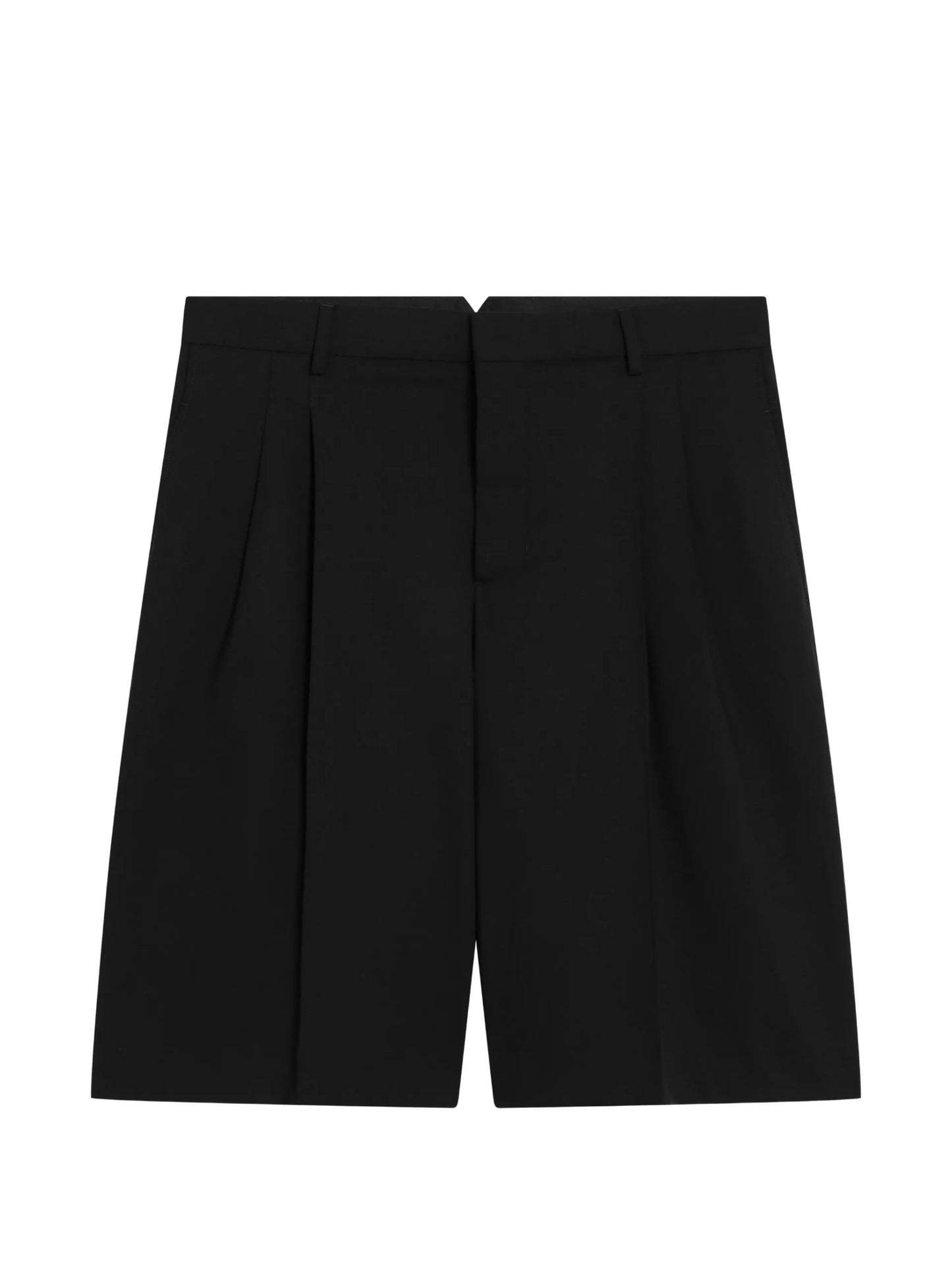 AMI Paris Pleated Bermuda Shorts None Vue 1