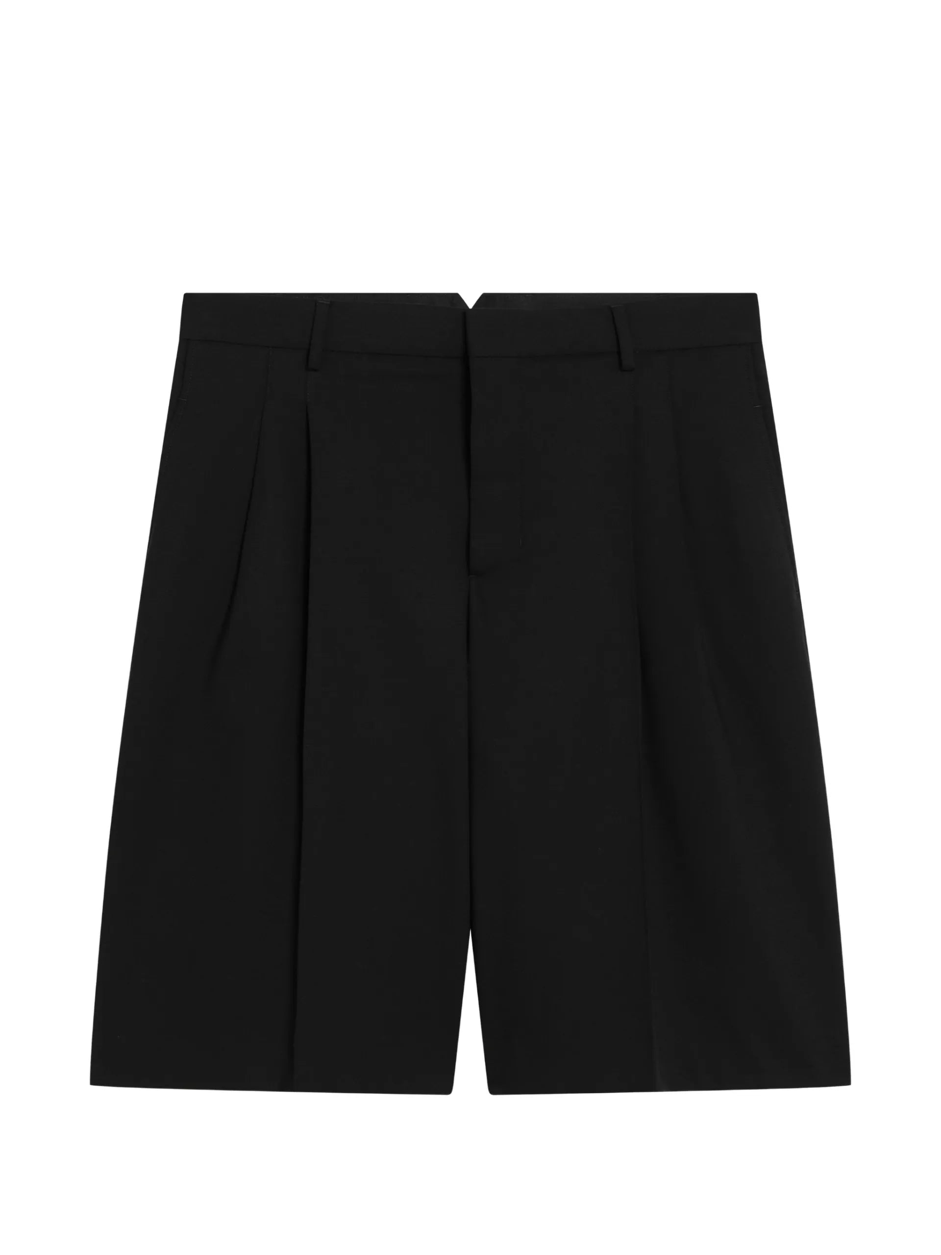 AMI Paris Pleated Bermuda Shorts None Vue 1
