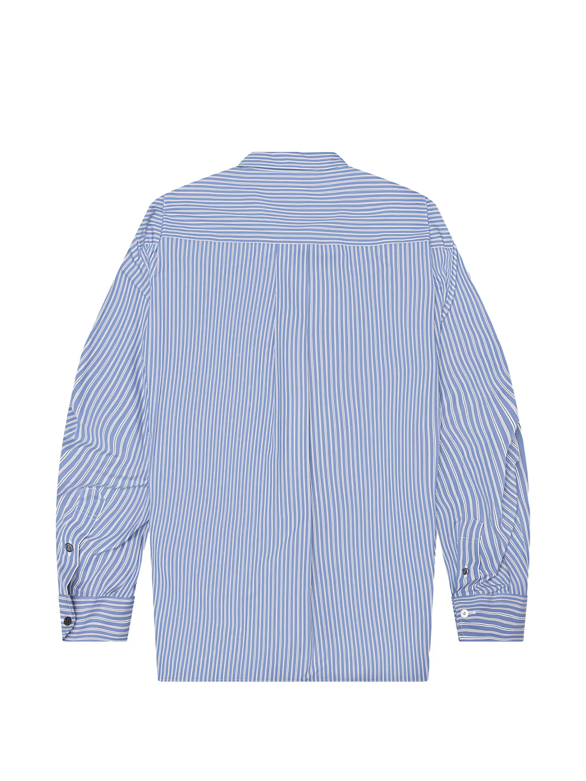 Sacai Striped Shirt Blue Other