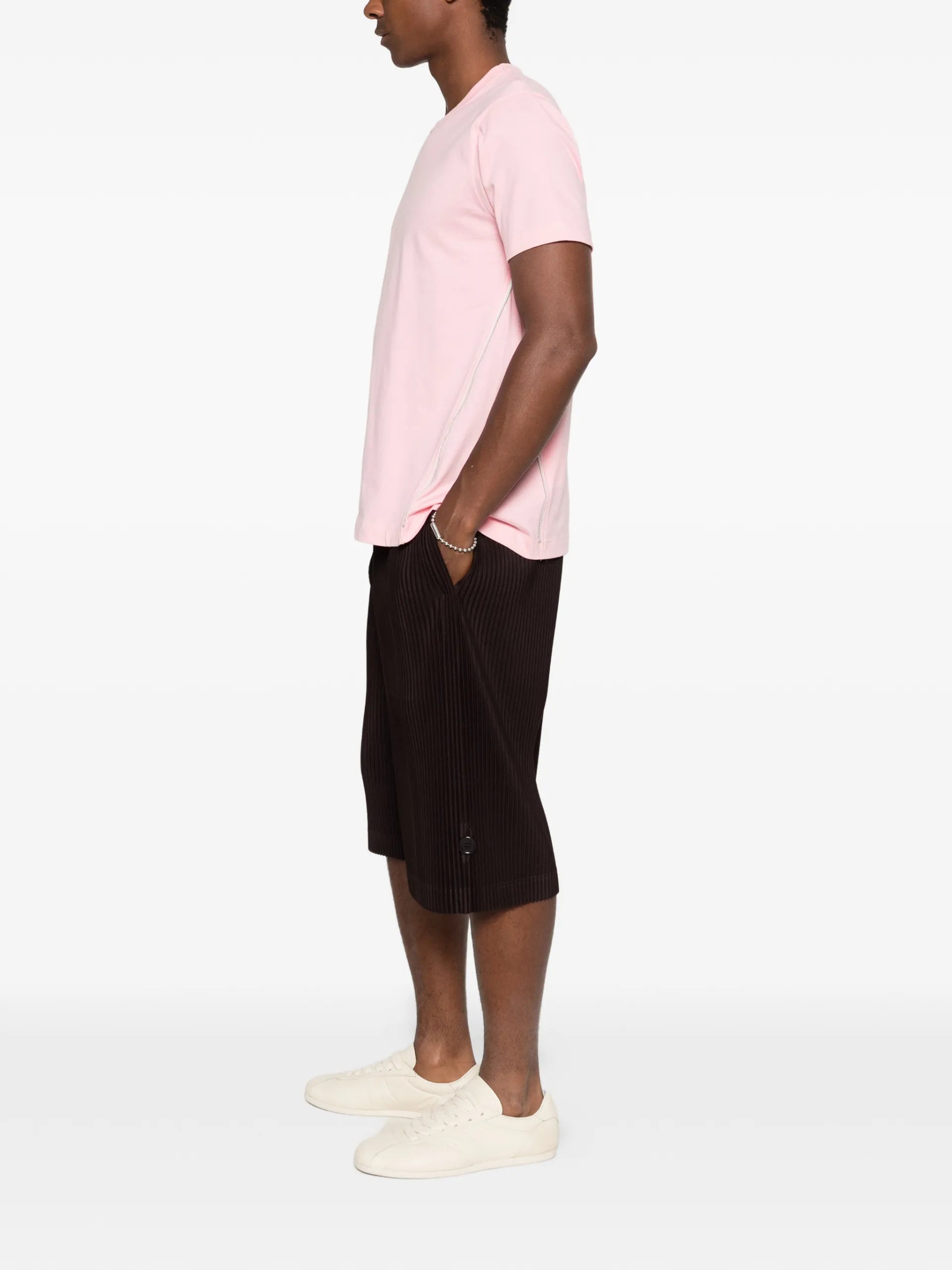Comme Des Garçons Shirt Side-zip T-shirt