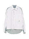 Maison MIHARA YASUHIRO Striped Panelled Shirt B16SH161 Vue 1