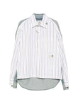 Maison MIHARA YASUHIRO Striped Panelled Shirt B16SH161 Vue 1