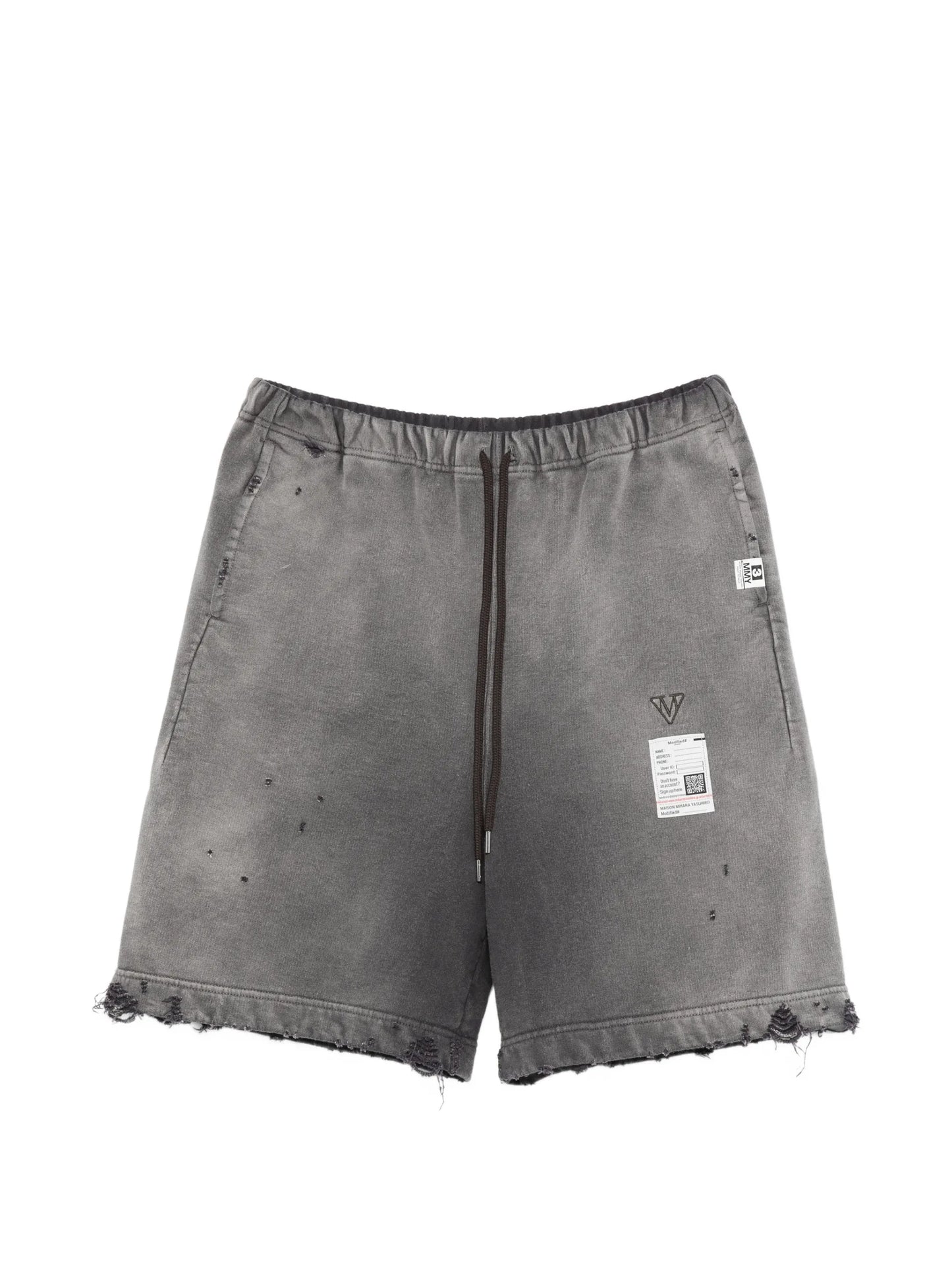 Maison MIHARA YASUHIRO Drawstring Frayed Shorts J16SP724 Vue 1