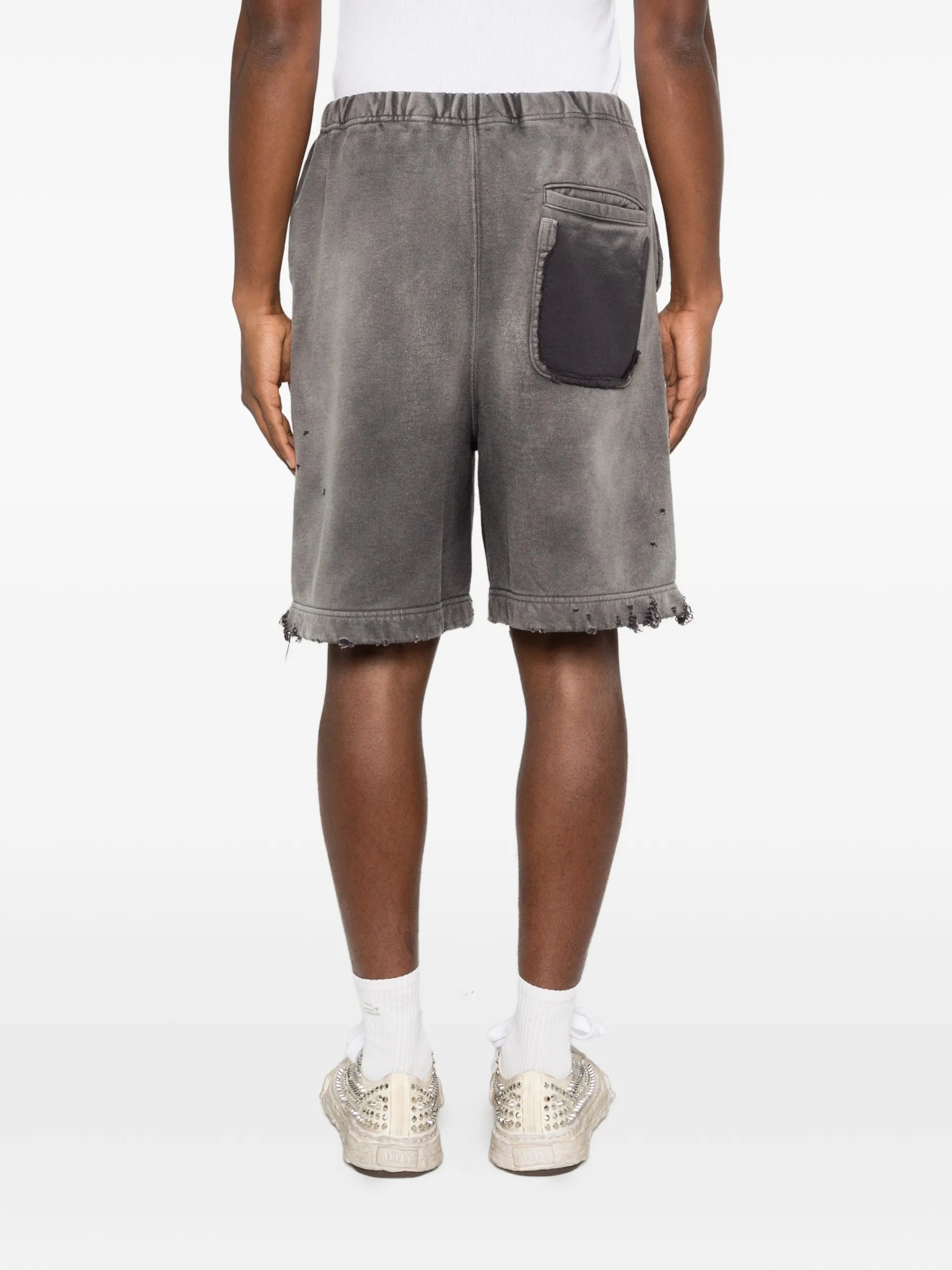 Maison MIHARA YASUHIRO Drawstring Frayed Shorts J16SP724 Vue 4
