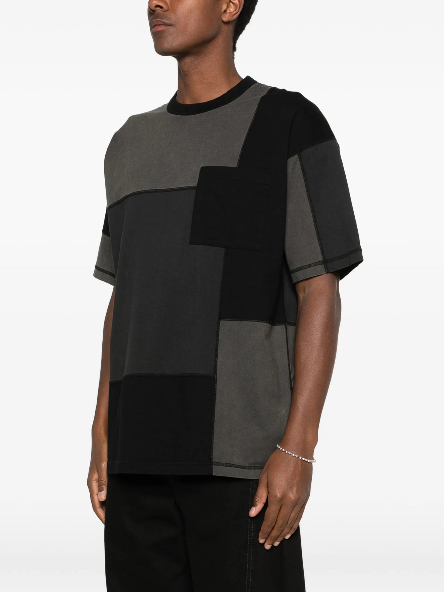Comme Des Garçons Homme Patchwork T-shirt HQT014S26 Vue 3
