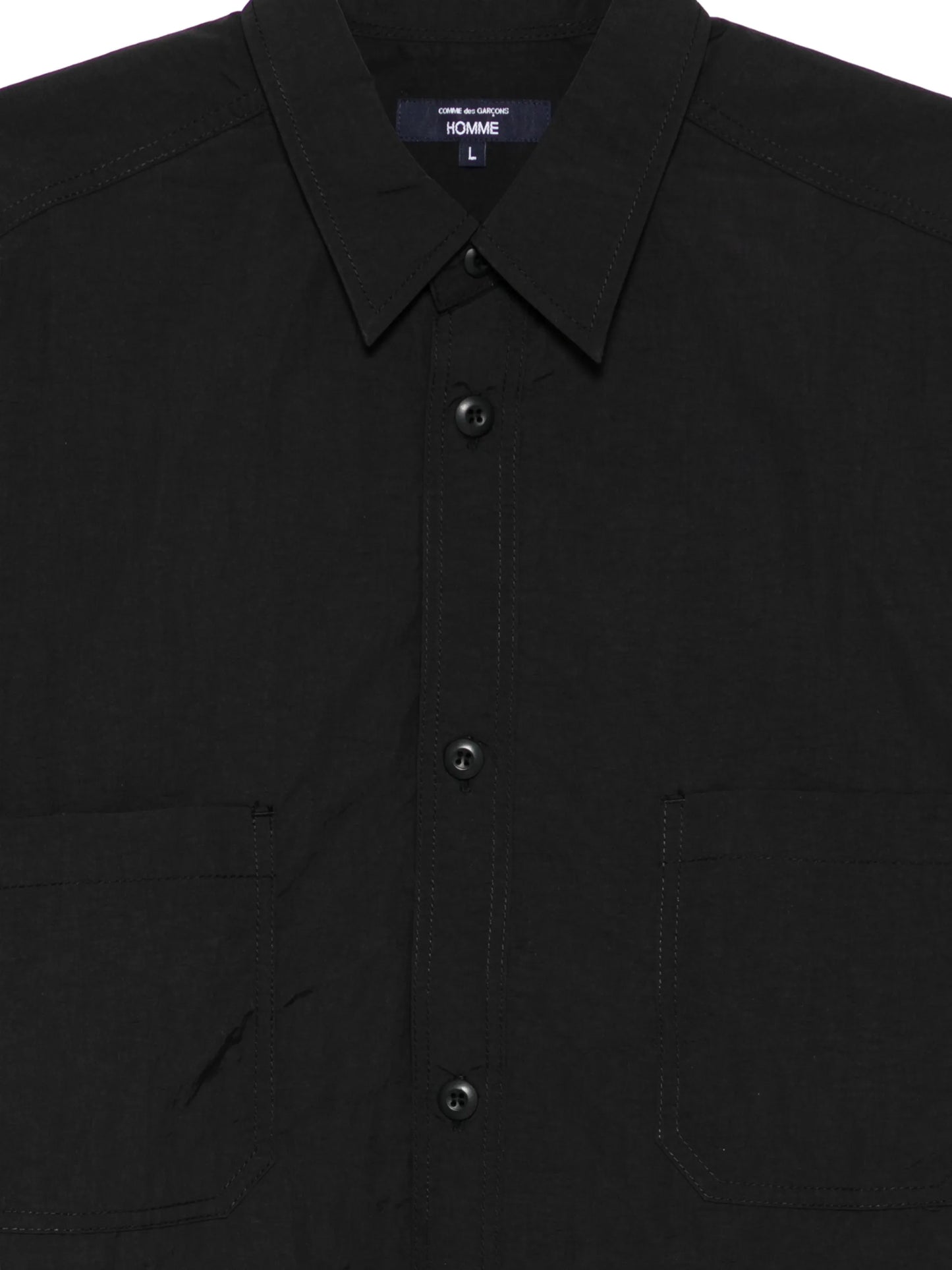 Comme Des Garçons Homme Short-sleeve Pocket Shirt - detail - Comme des Garçons Homme
