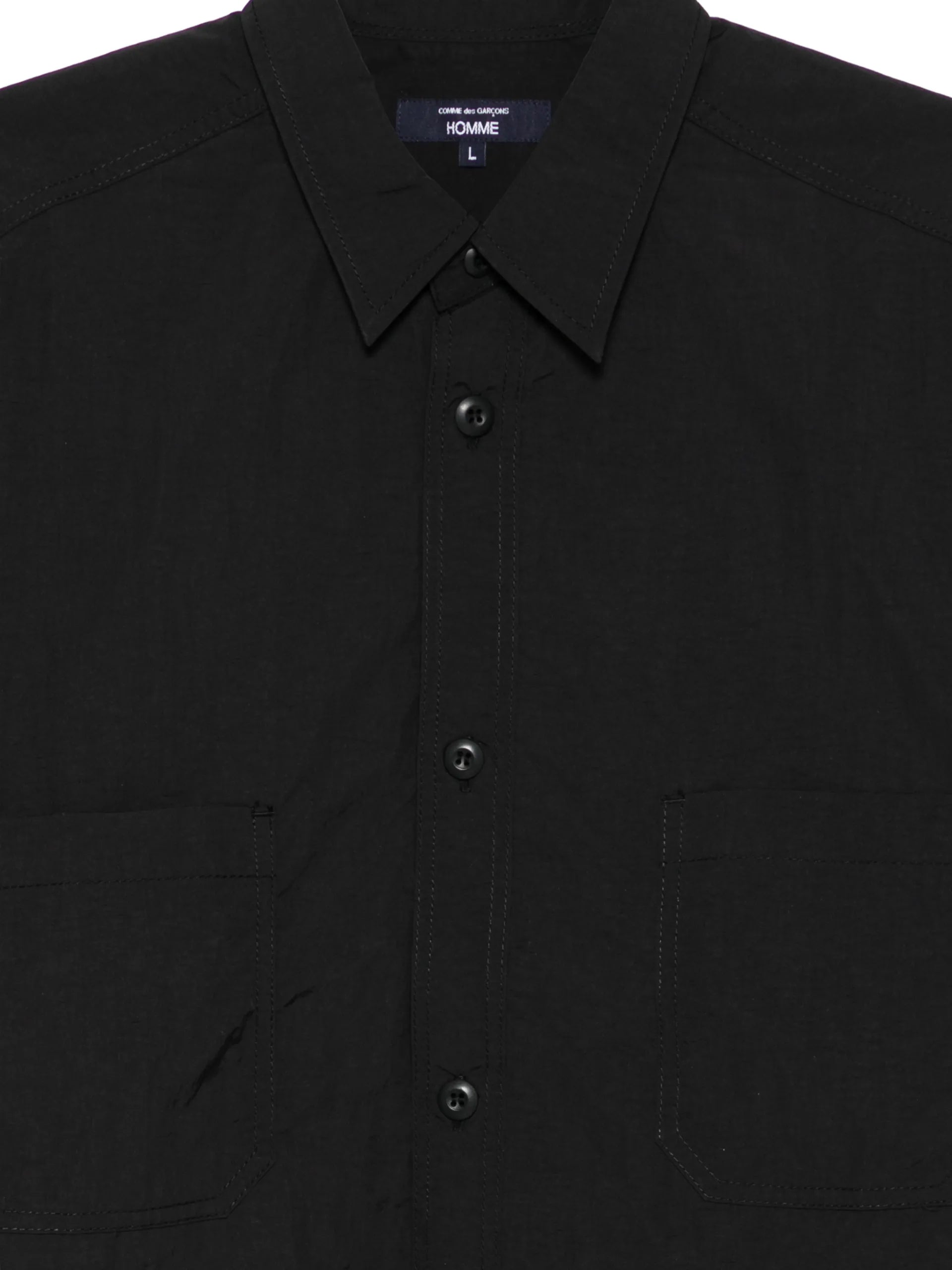 Comme Des Garçons Homme Short-sleeve Pocket Shirt - detail - Comme des Garçons Homme