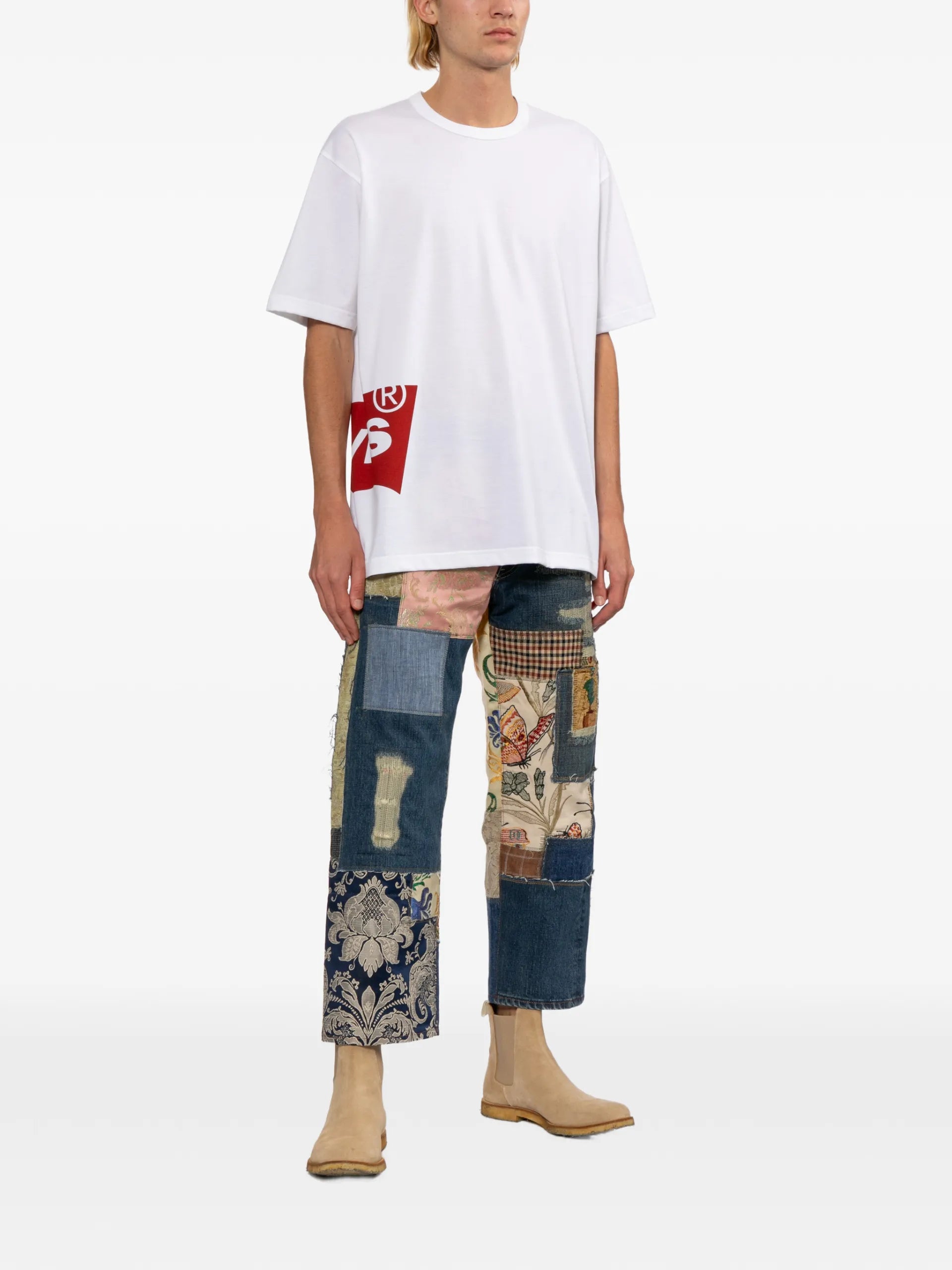 Junya Watanabe MAN X Levi's Logo-print T-shirt