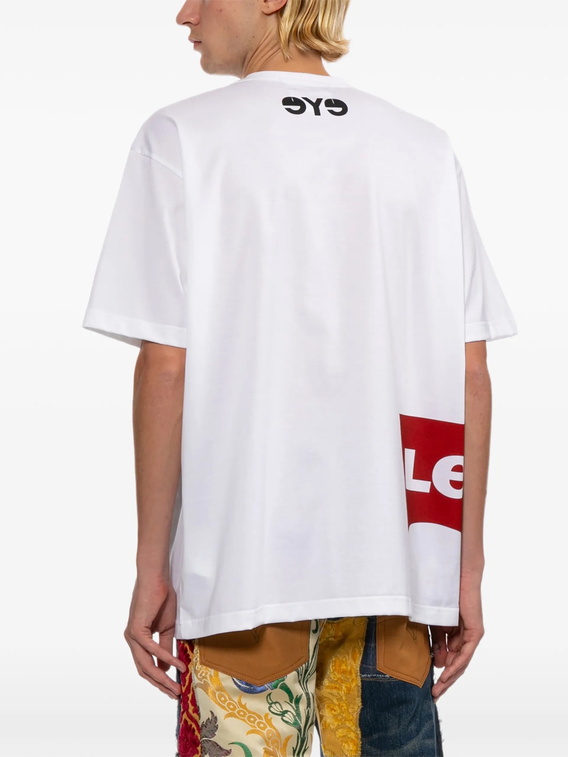 Junya Watanabe MAN X Levi's Logo-print T-shirt WQT910 Vue 4