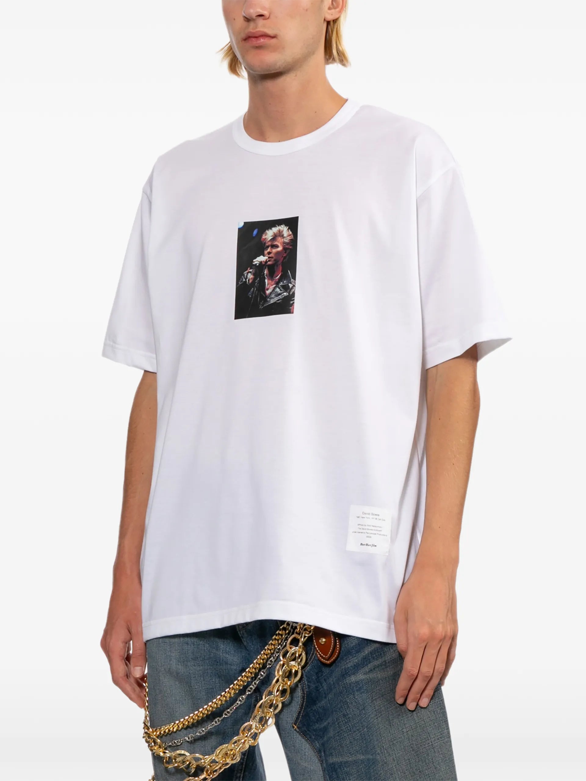 Junya Watanabe MAN David Bowie T-shirt WQT909 Vue 4