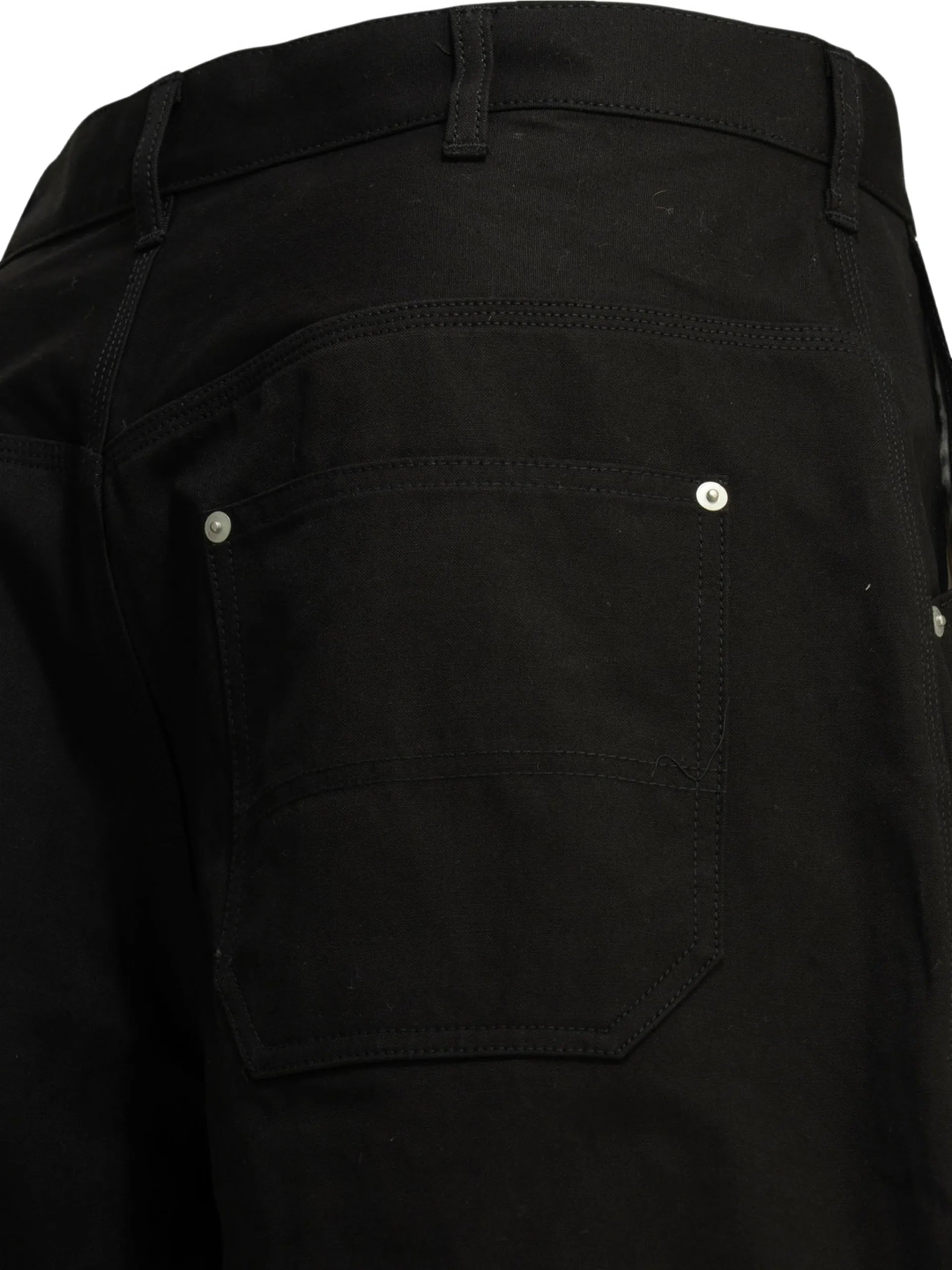 Comme Des Garçons Homme Pleated Cotton Shorts HQP028S261BLACK Vue 4