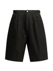 Comme Des Garçons Homme Pleated Cotton Shorts HQP028S261BLACK Vue 1