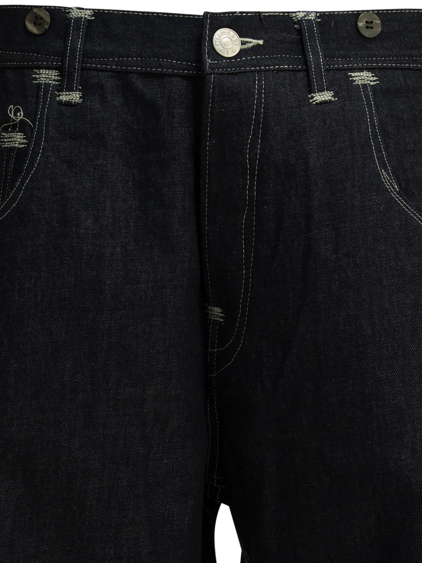 Junya Watanabe MAN Contrast-stitch Jeans WQP210S261INDIGO Vue 3