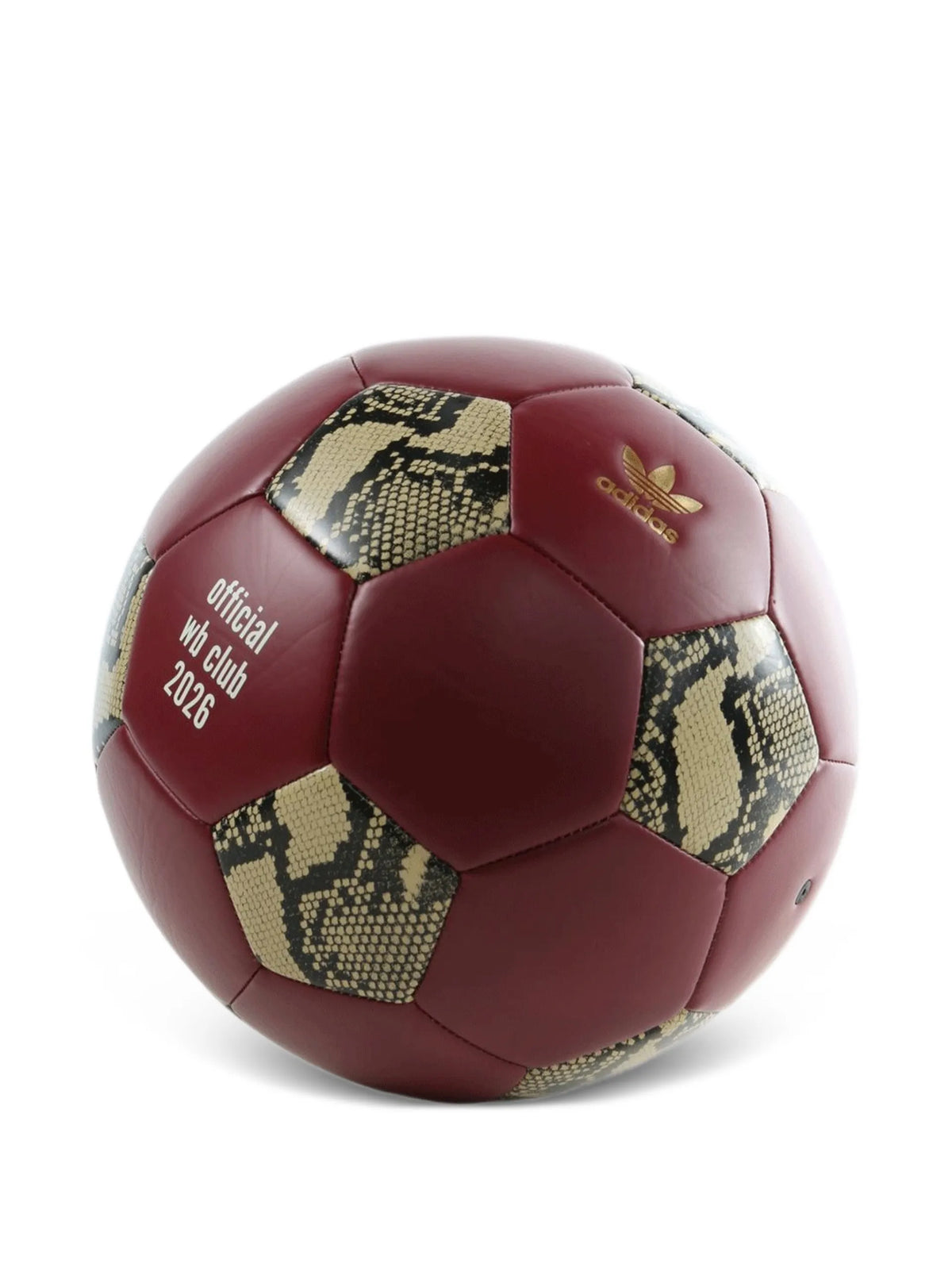 adidas x Wales Bonner snakeskin-print panelled football  coloris Red