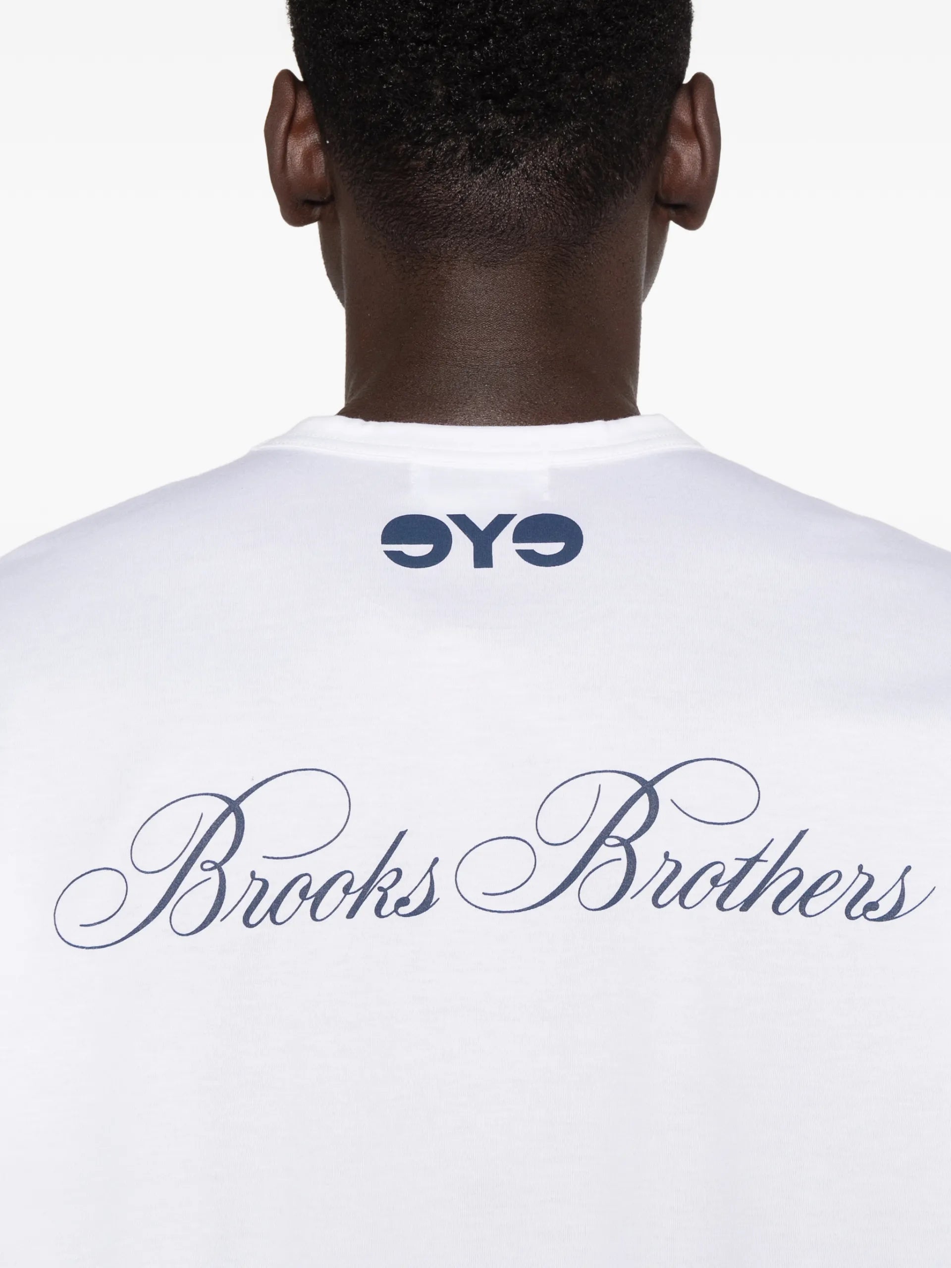 Junya Watanabe MAN Brooks Brothers Logo-print T-shirt WQT906 Vue 5