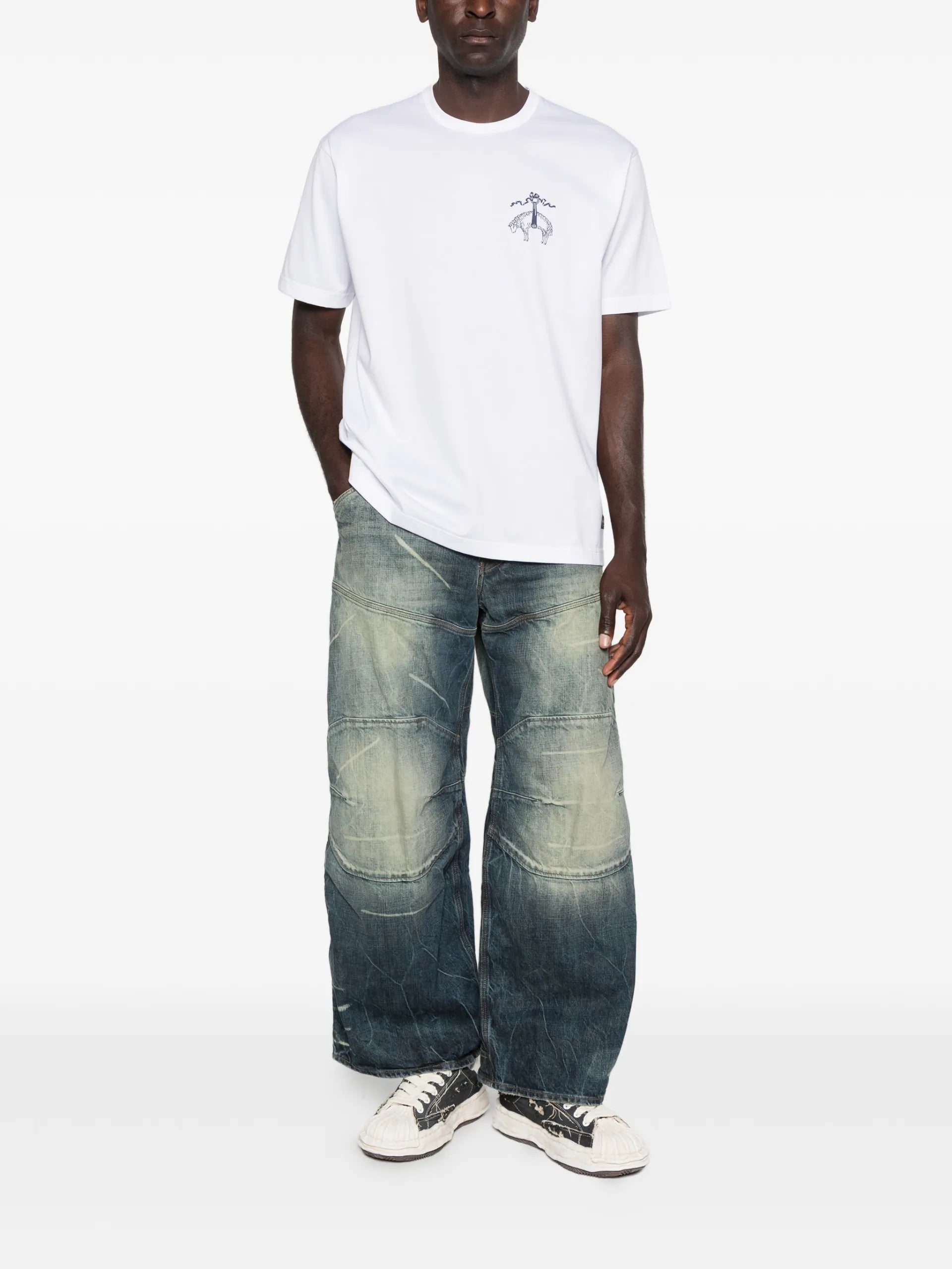 Junya Watanabe MAN Brooks Brothers Logo-print T-shirt