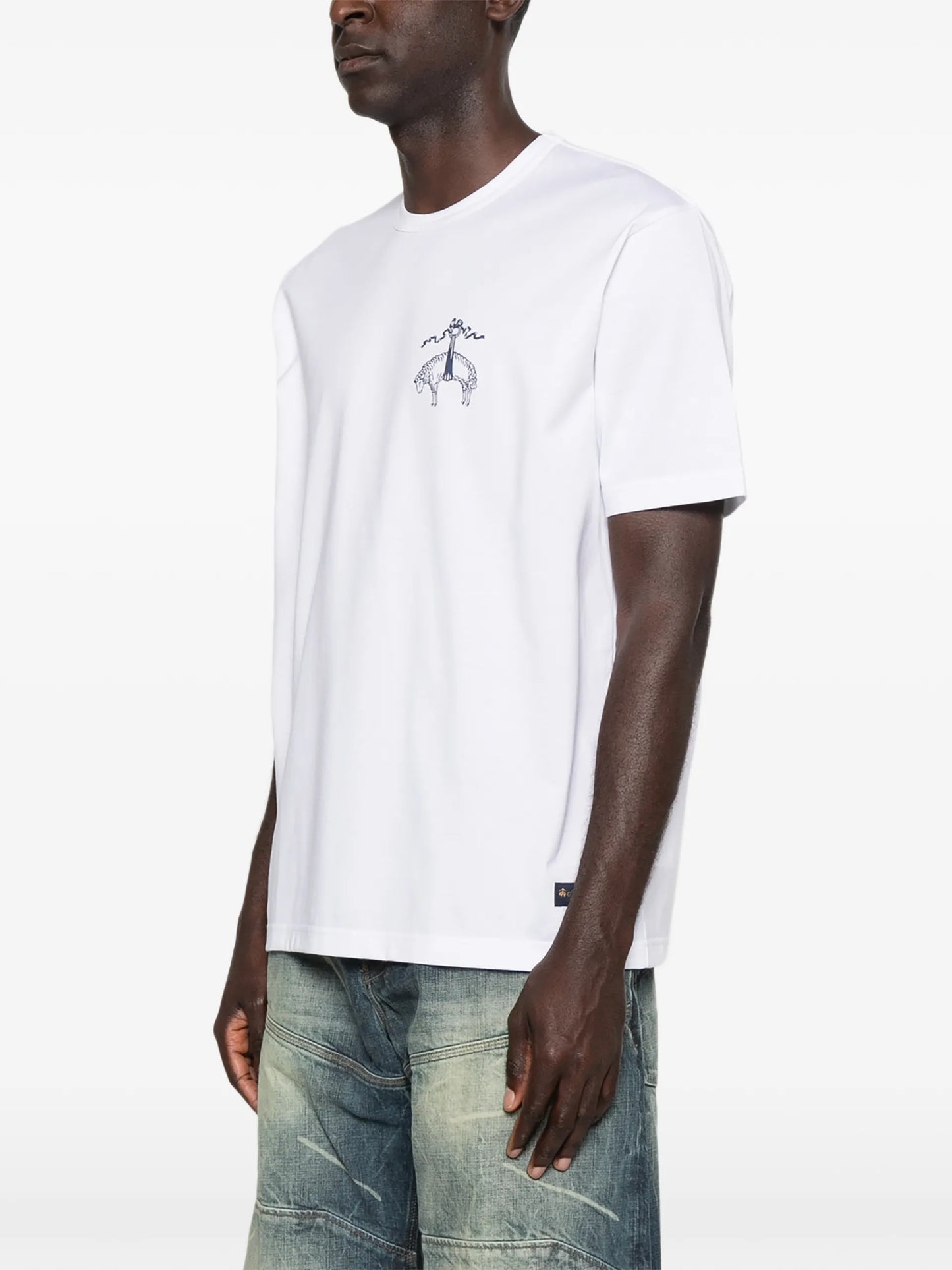 Junya Watanabe MAN Brooks Brothers Logo-print T-shirt WQT906 Vue 3