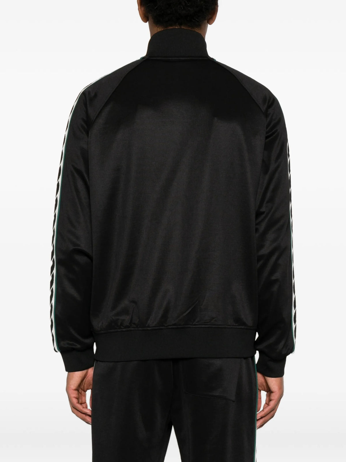 Drôle De Monsieur logo-patch side-stripe jacket coloris Black - vue 4