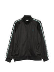 Drôle De Monsieur logo-patch side-stripe jacket coloris Black