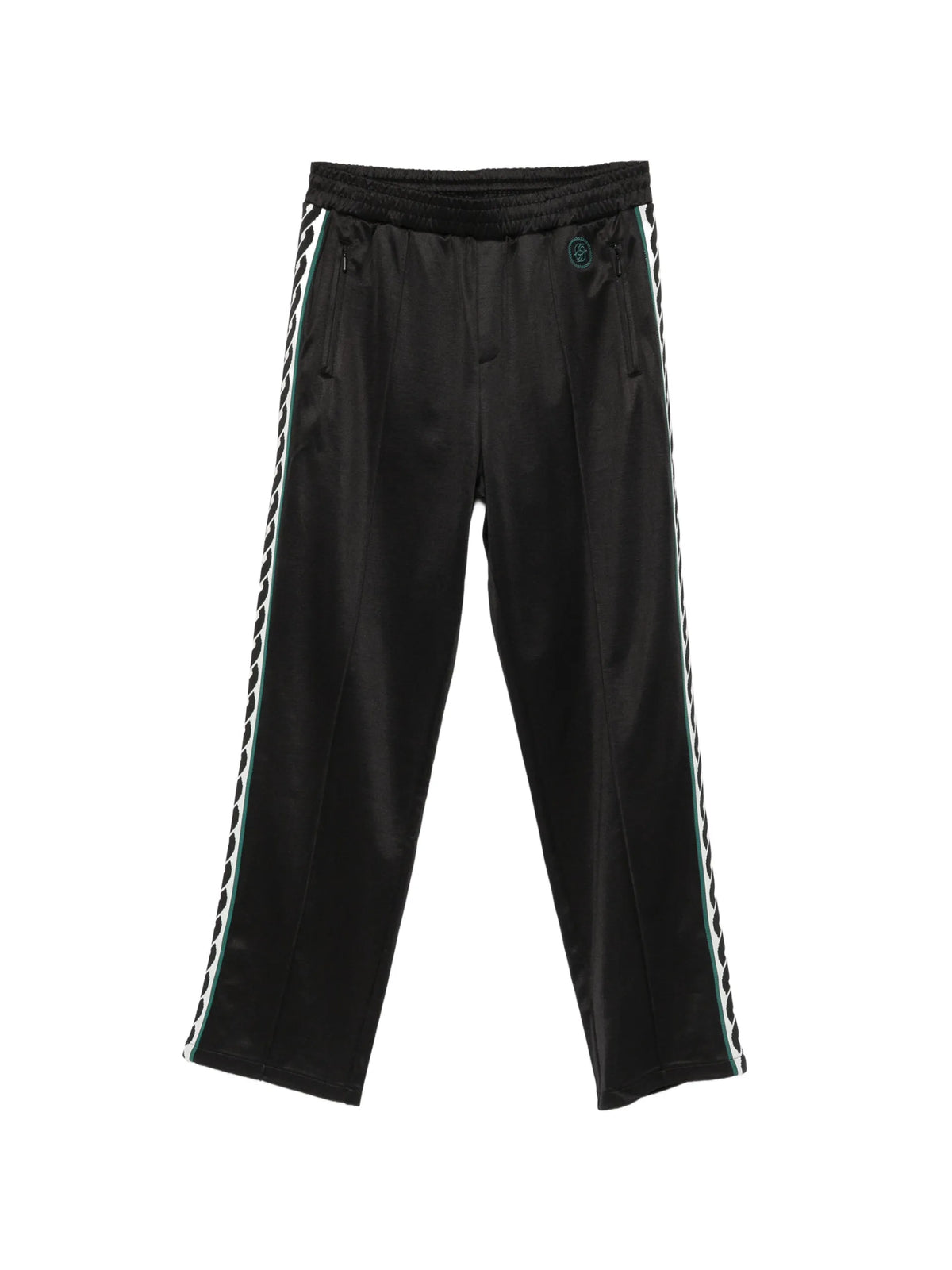 Drôle De Monsieur side-stripe track pants coloris Black