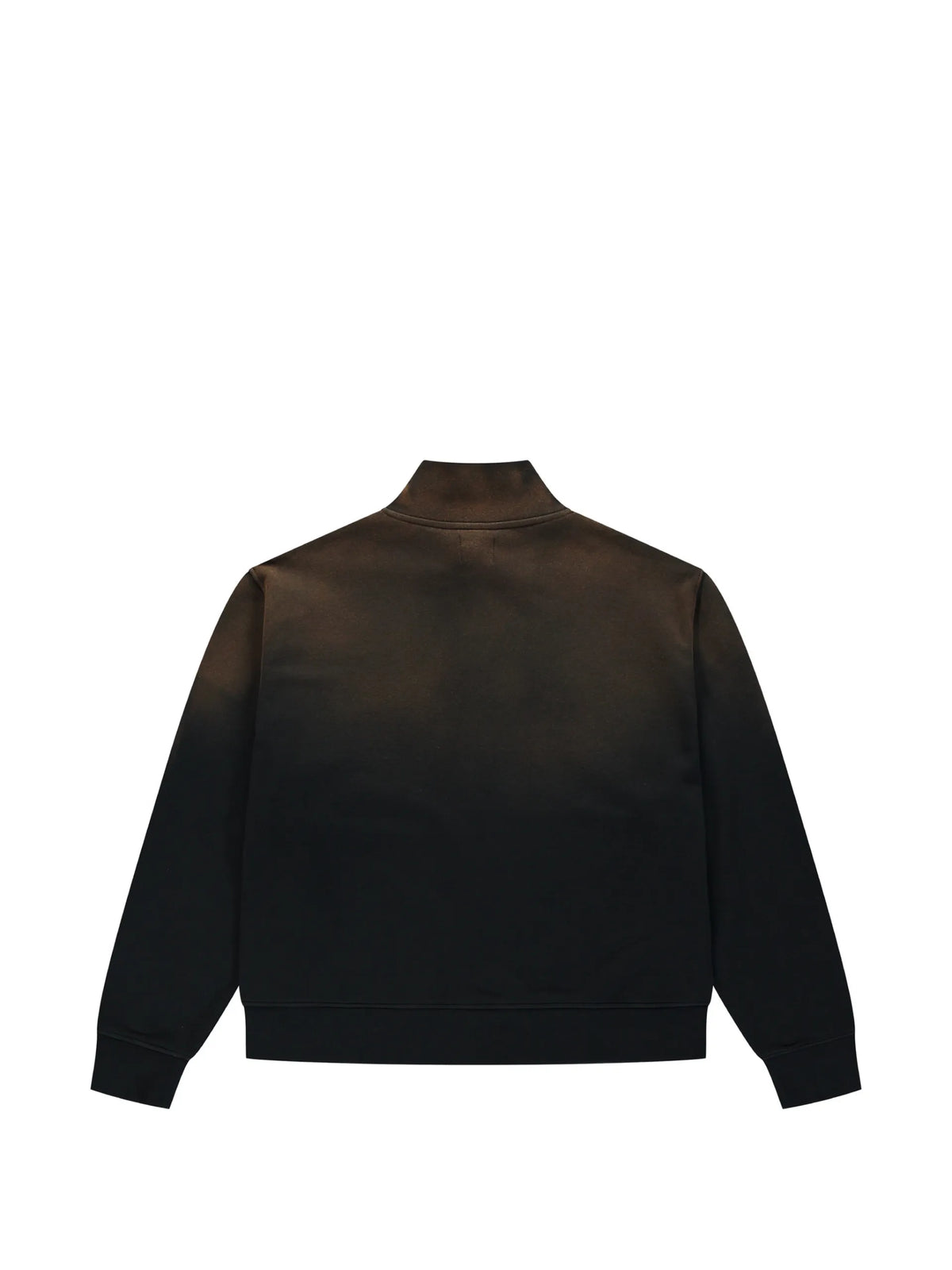 Arte Antwerp gradient-effect zip-up sweatshirt coloris Black - vue 2