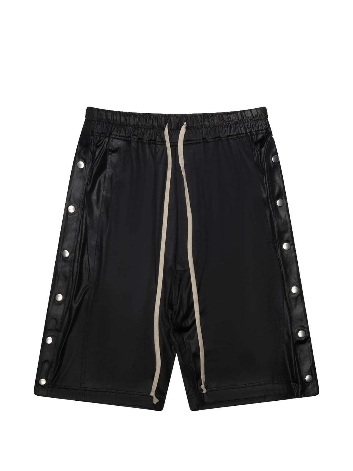 Rick Owens DRKSHDW Temple wide pusher shorts in liquid jersey coloris Black