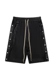 Rick Owens DRKSHDW Temple wide pusher shorts in liquid jersey coloris Black