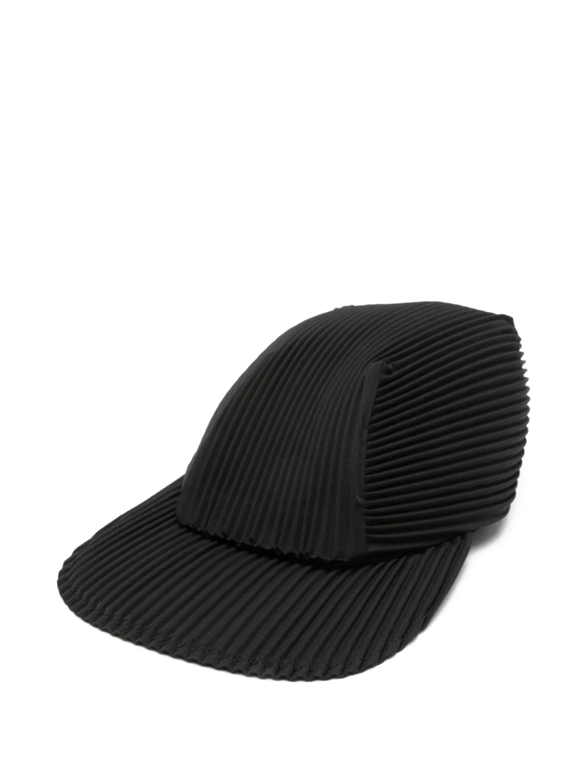 Homme Plissé Issey Miyake pleated baseball cap coloris Black