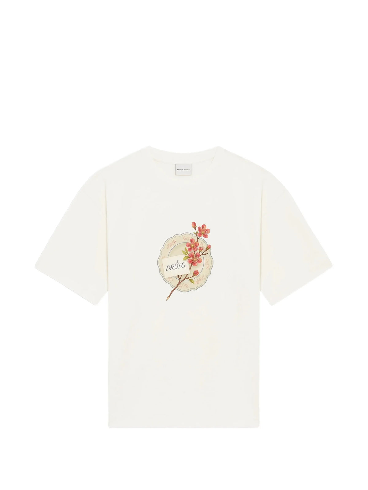 Drôle De Monsieur Porcelaine T-shirt coloris White