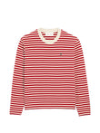 AMI Paris Mariniere cotton t-shirt with Ami de Coeur coloris Red